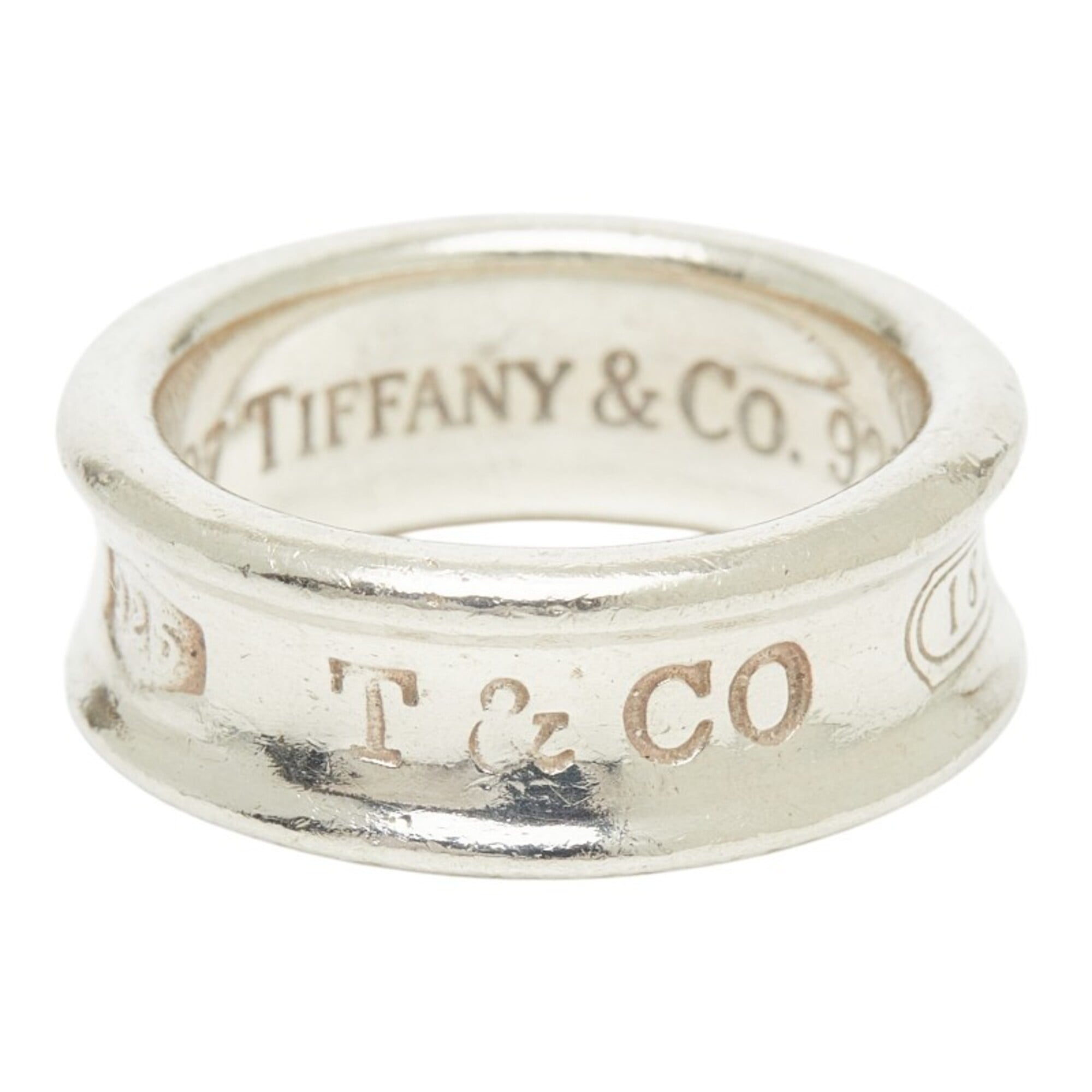 Tiffany Silver Silver 925 Band Ring (Pre-Owned)