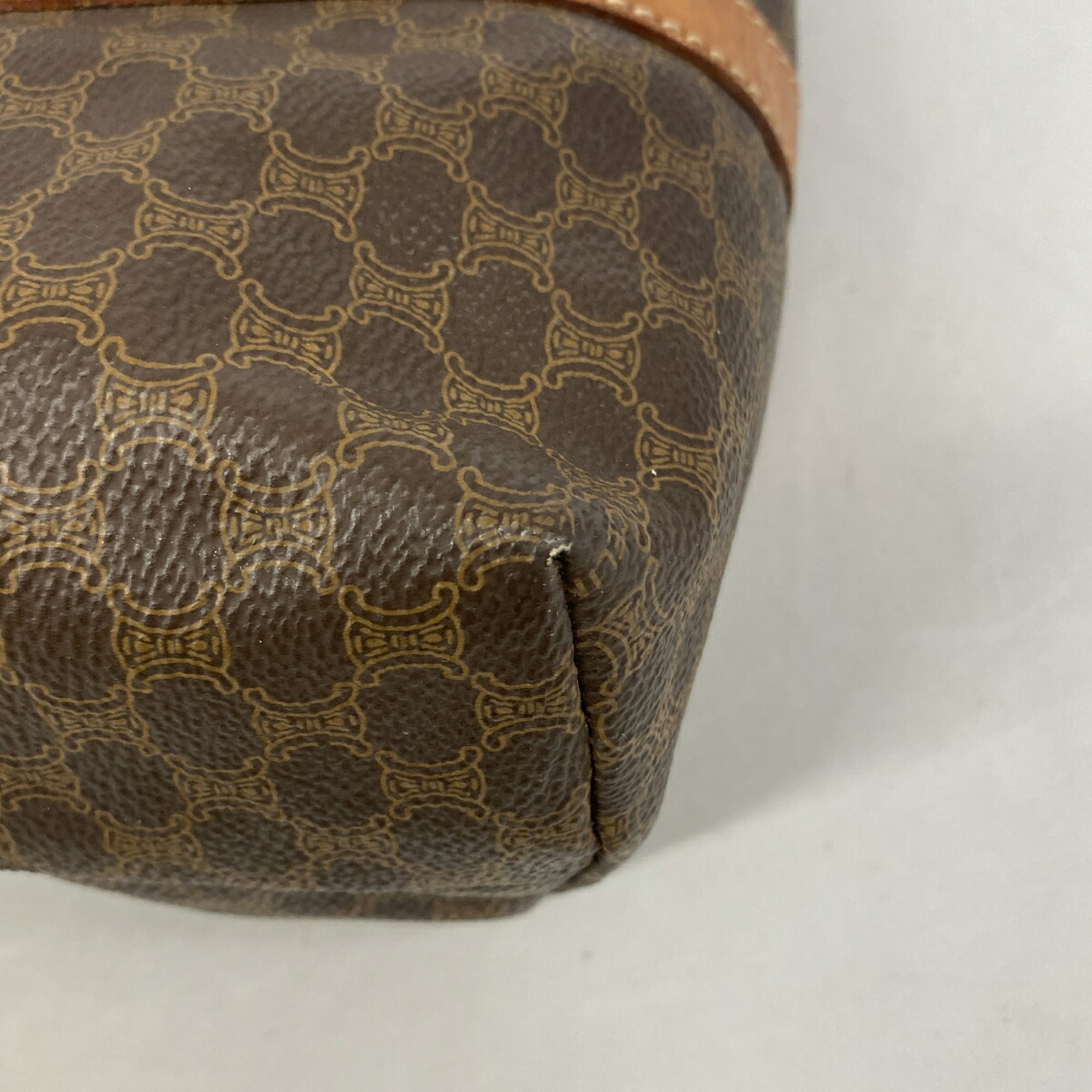 Celine Brown Pvc Tote Bag (Pre-Owned)