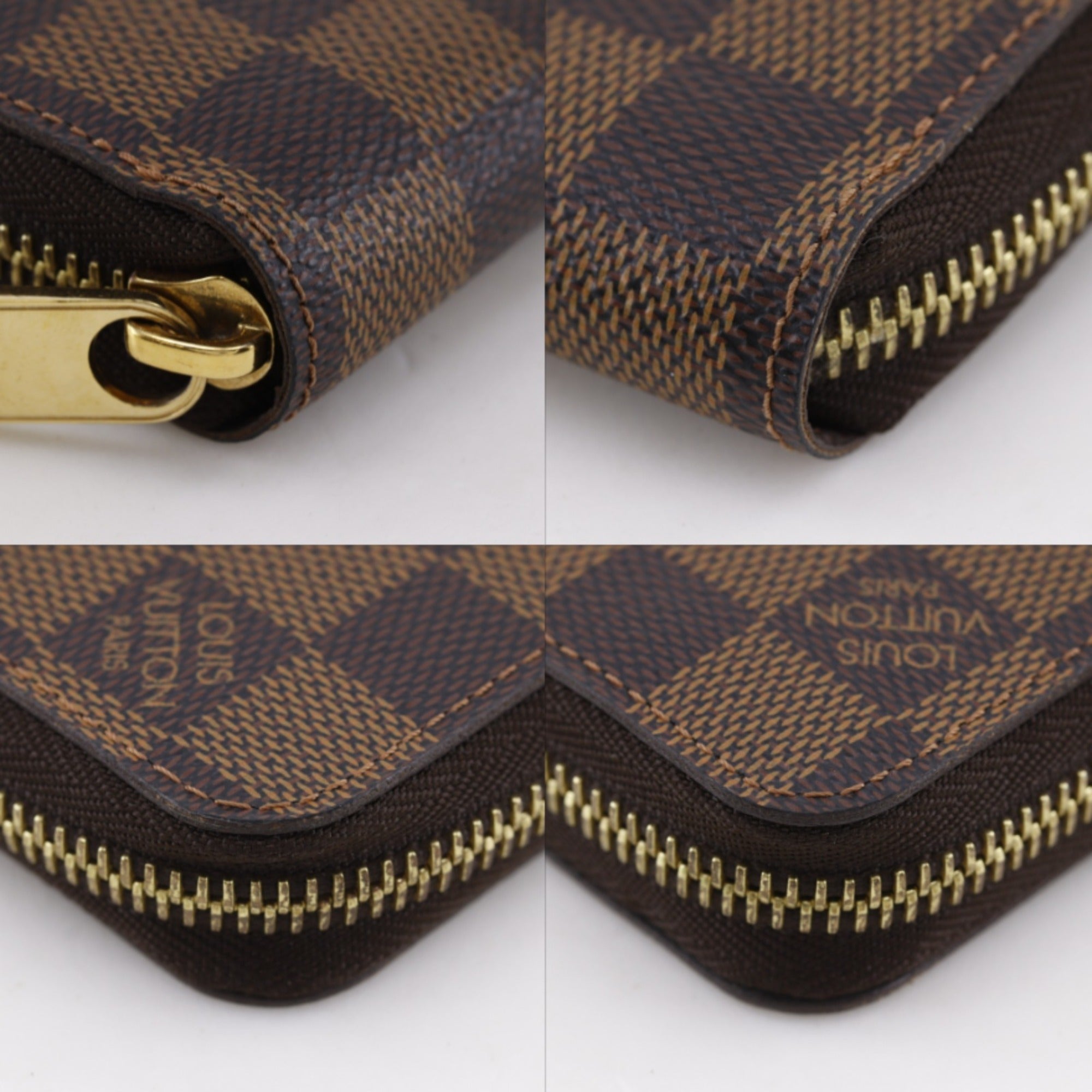 Louis Vuitton Brown Damier Canvas Long Wallet (Bi-Fold) (Pre-Owned)