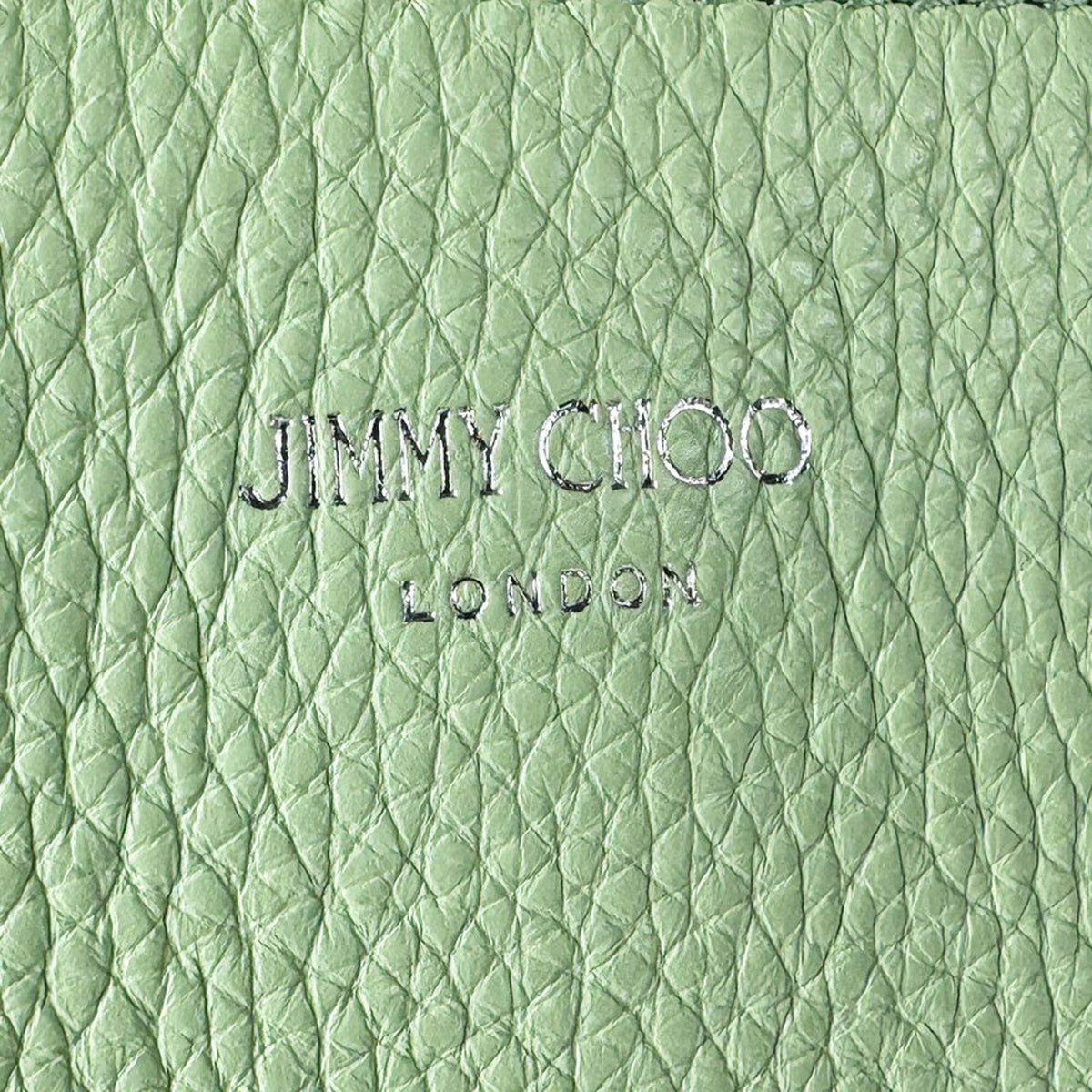 Jimmy Choo Green Leather Handbag Shoulder Bag (Pre-Owned)