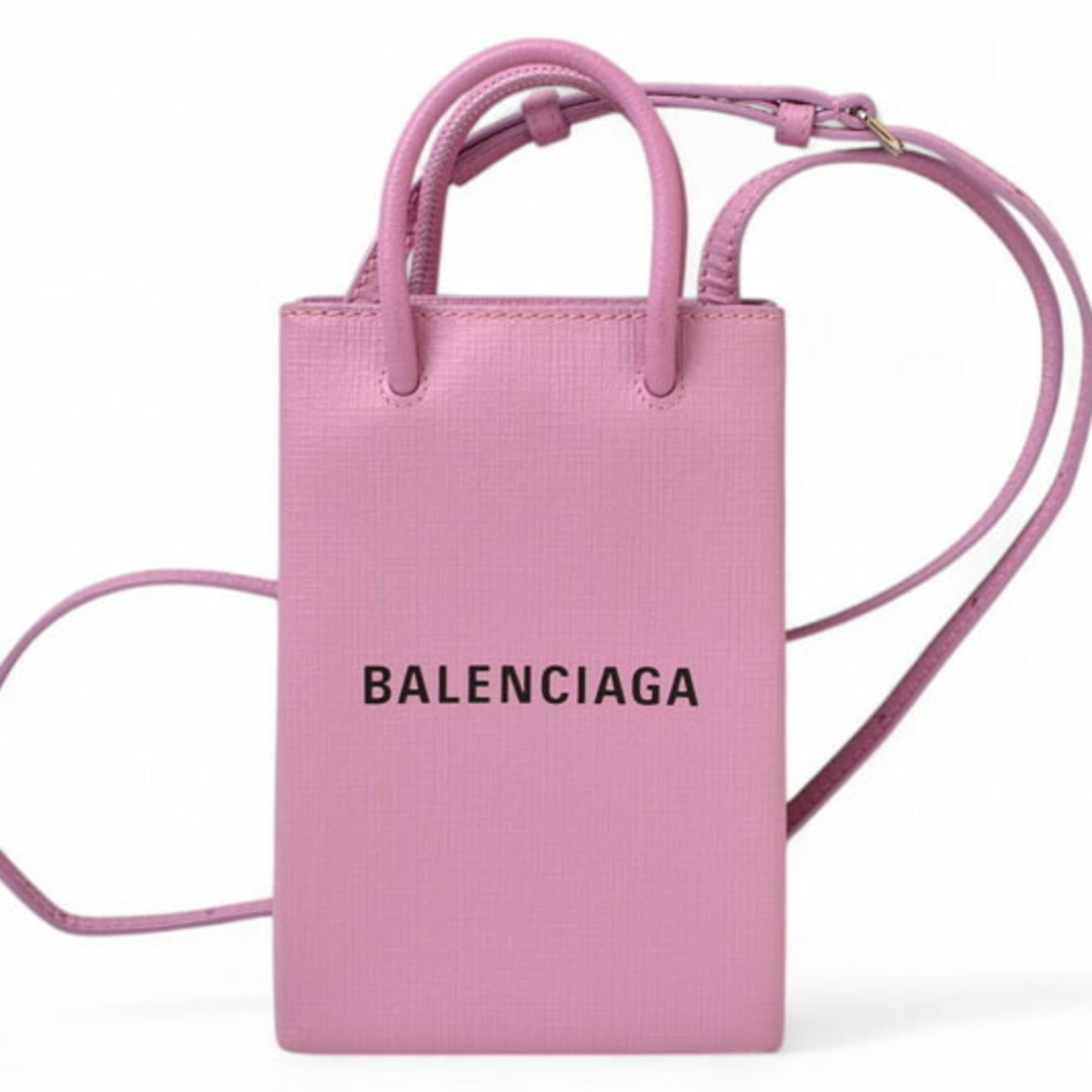 Balenciaga Purple Leather Shoulder Bag (Pre-Owned)
