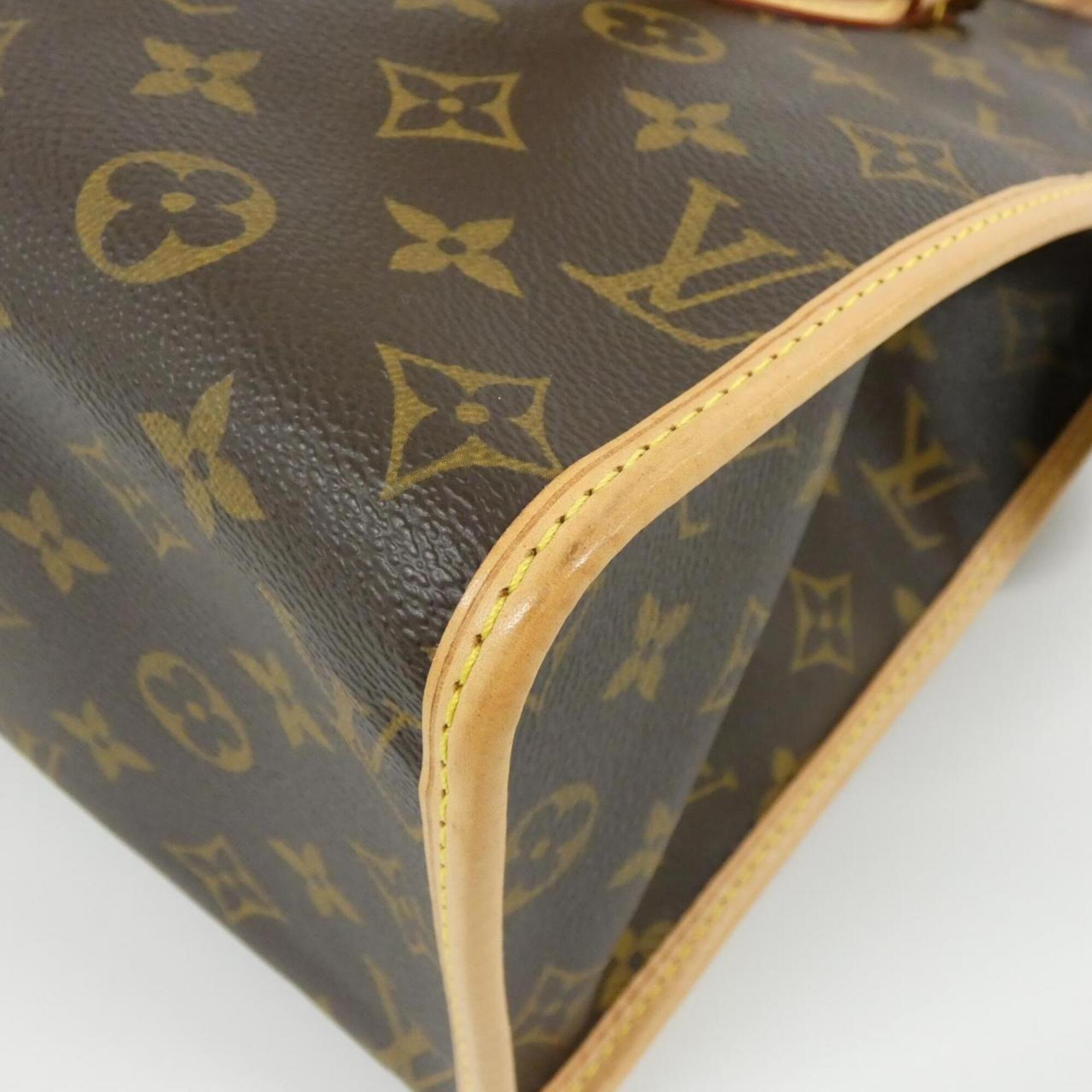 Louis Vuitton Marron Coated Canvas Shoulder Bag (Pre-Owned)