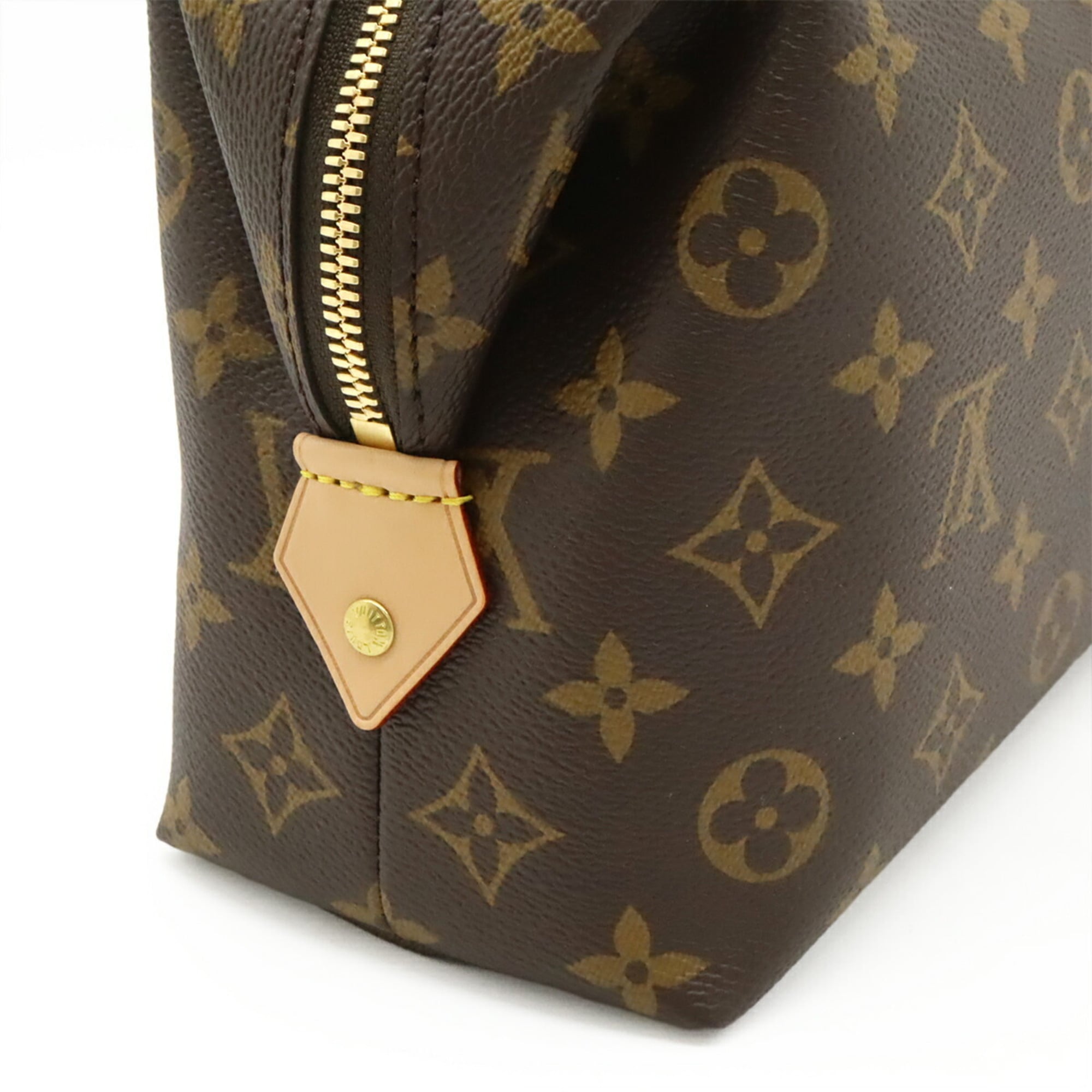 Louis Vuitton Brown Monogram Canvas Pvc Coated Canvas Pochette Pouch (Pre-Owned)