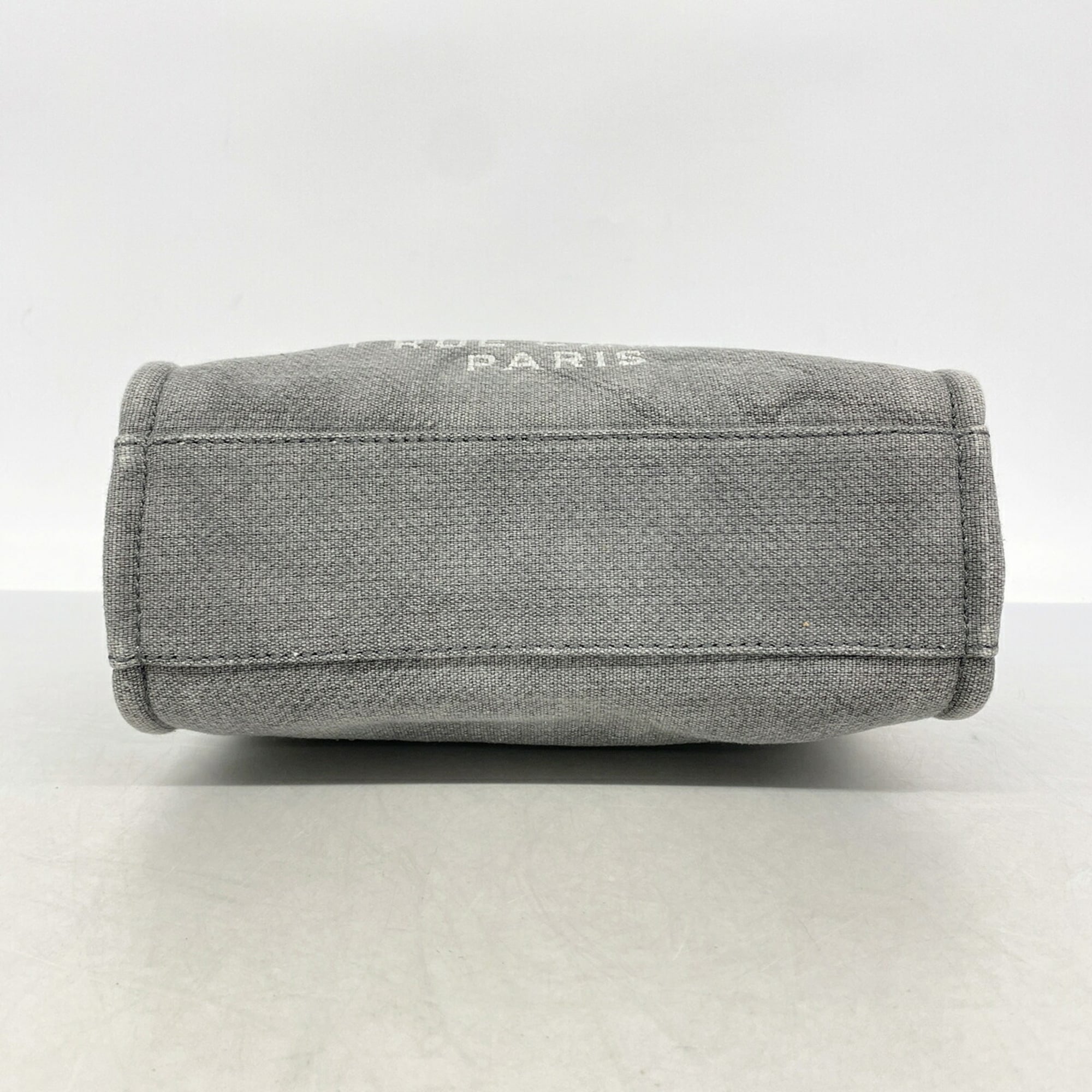 Chanel Gray Canvas Tote Bag (Pre-Owned)