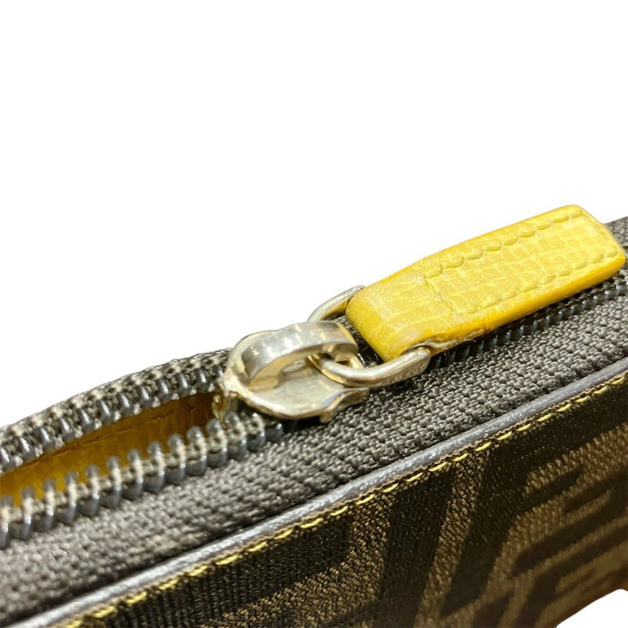 Fendi Zucca Brown Pvc Long Wallet (Bi-Fold) (Pre-Owned)