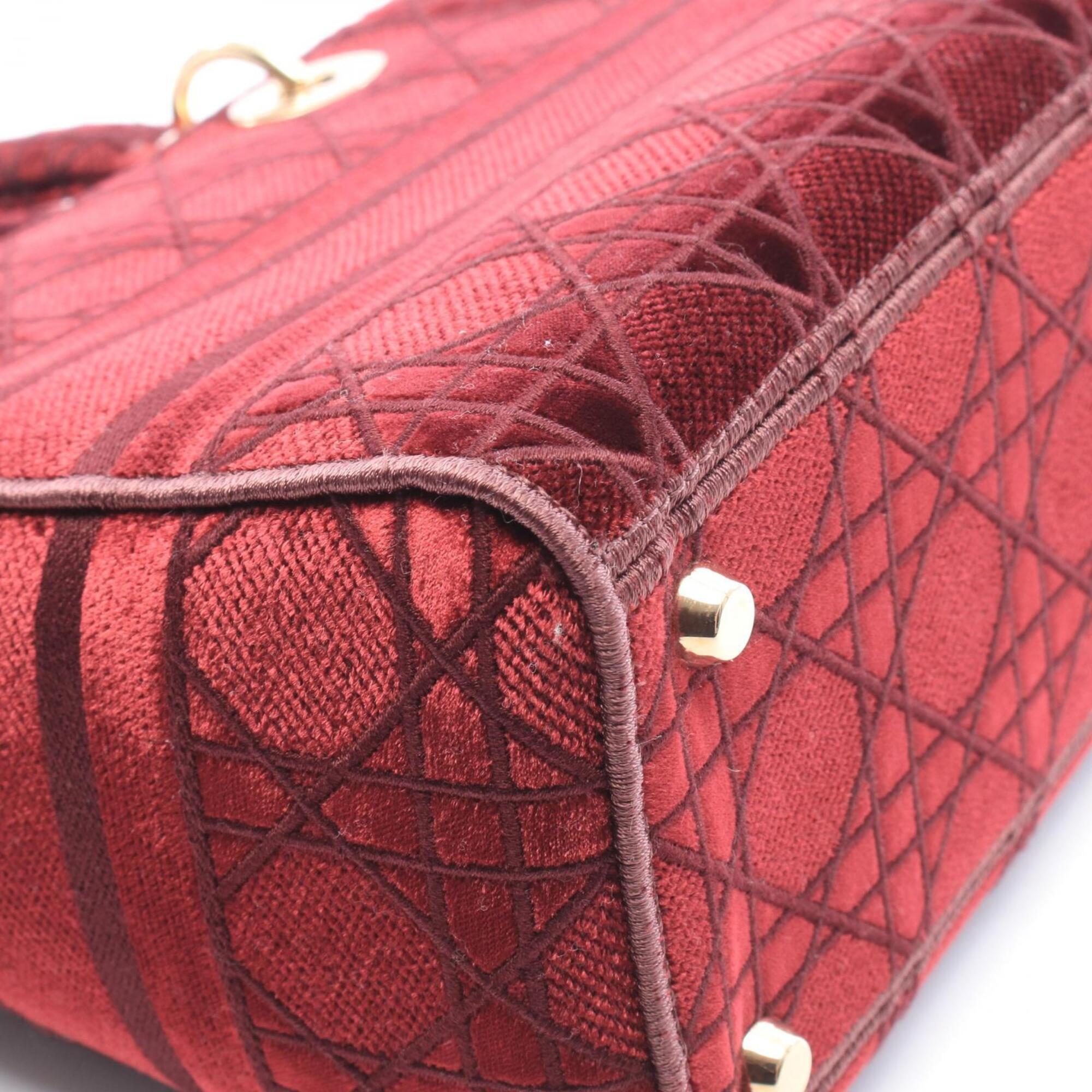 Christian Dior Purple Fabric Handbag (Pre-Owned)