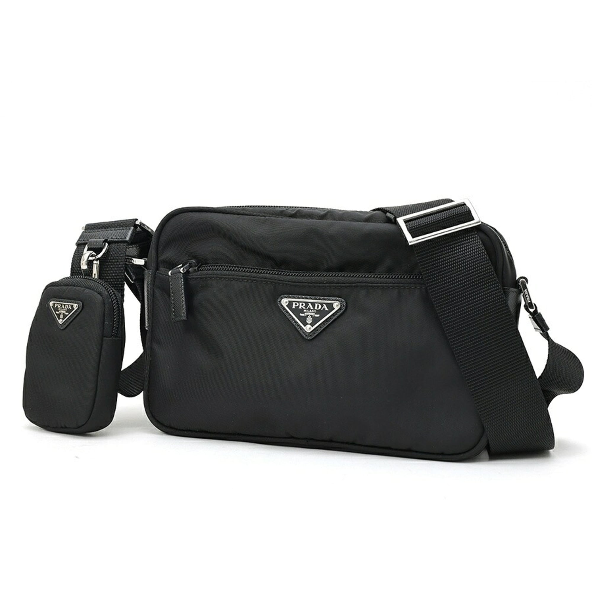 Prada Black Polyamide Shoulder Bag (Pre-Owned)
