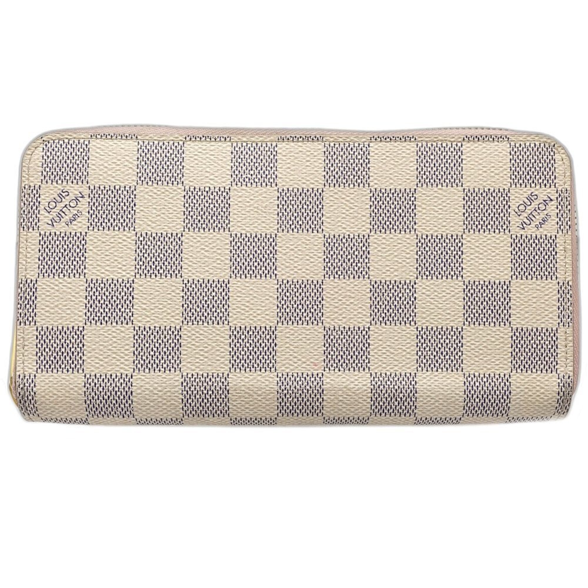 Louis Vuitton Damier Azur Azur Rose Ballerine Damier Azur Long Wallet (Bi-Fold) (Pre-Owned)