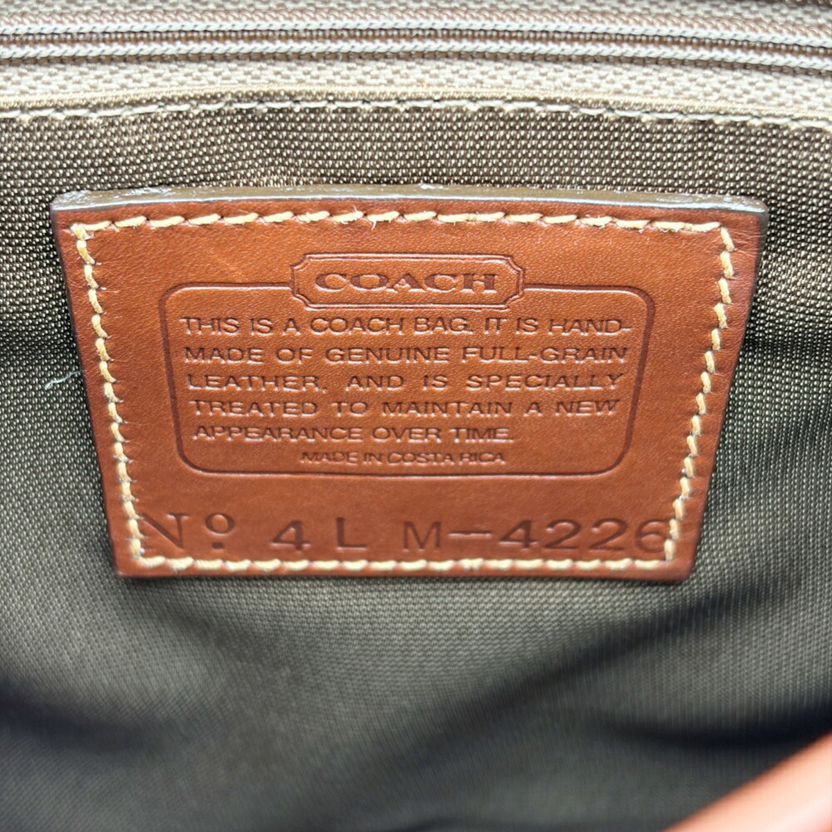 Coach Brown Leather Handbag (Pre-Owned)