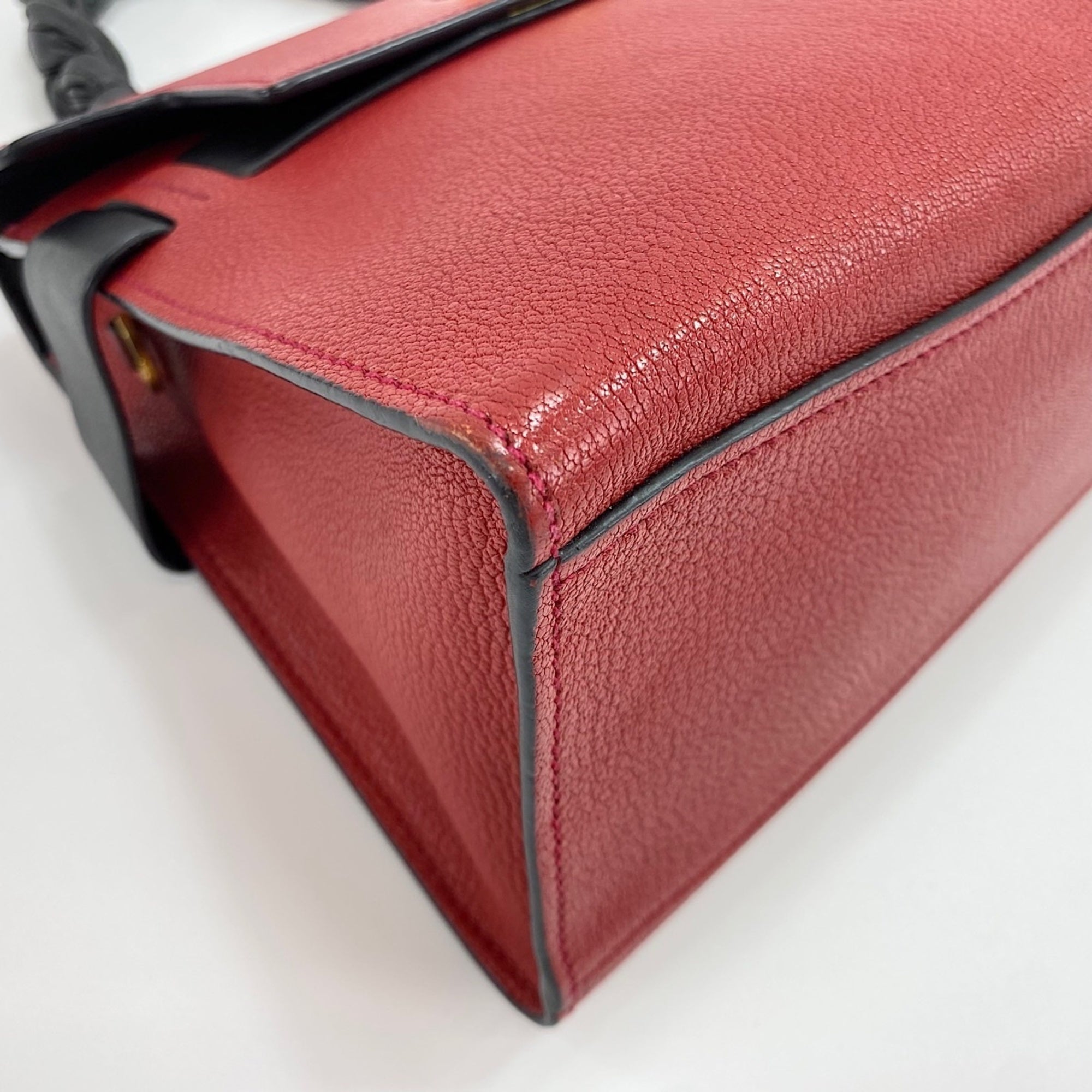 Miu Miu Red Color Handbag (Pre-Owned)