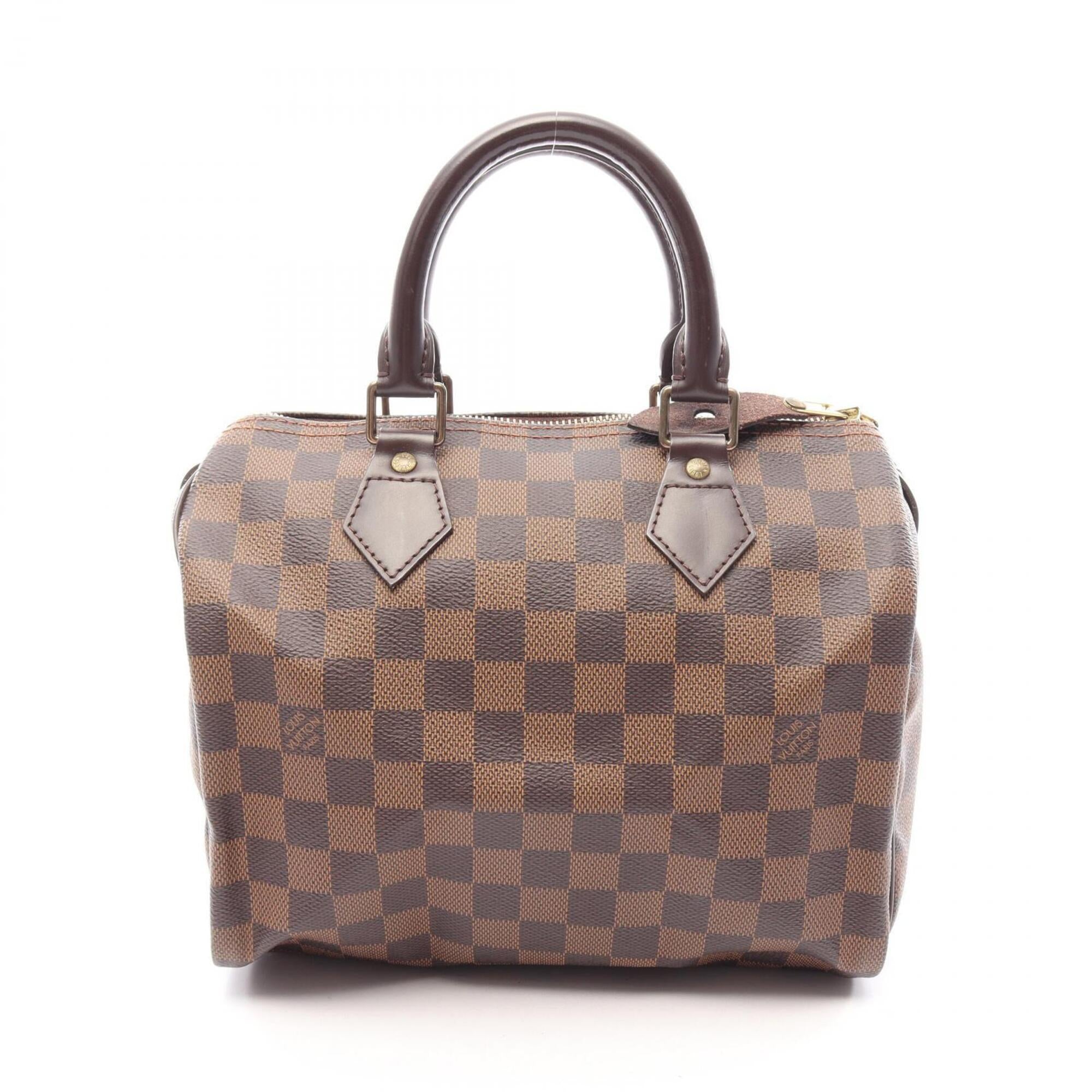 Louis Vuitton Brown Coated Canvas Leather Handbag (Pre-Owned)