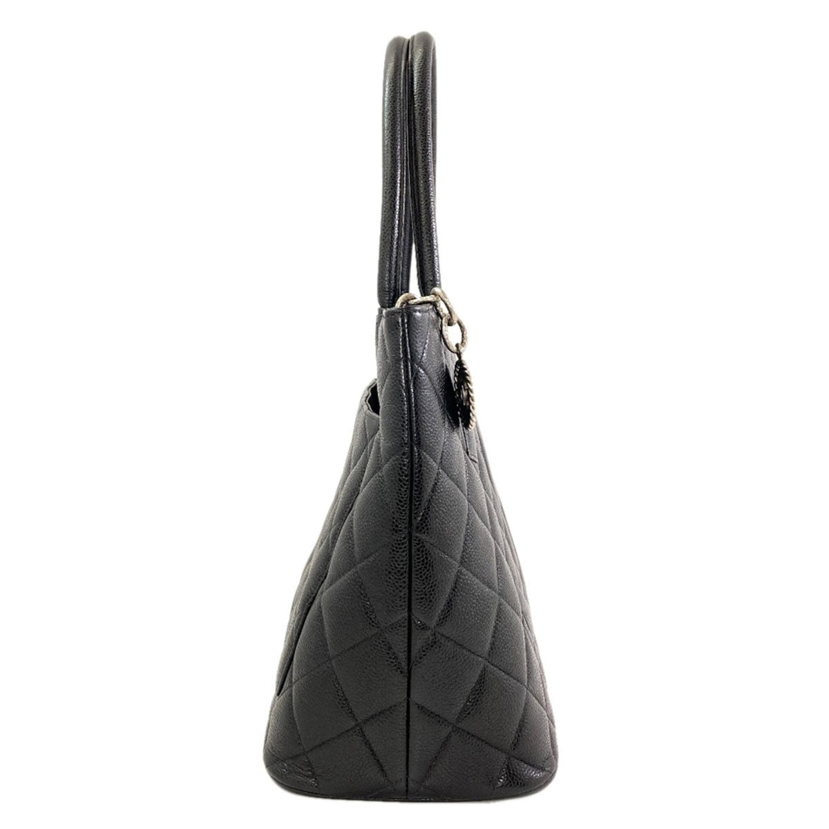 Chanel Black Leather Tote Bag (Pre-Owned)