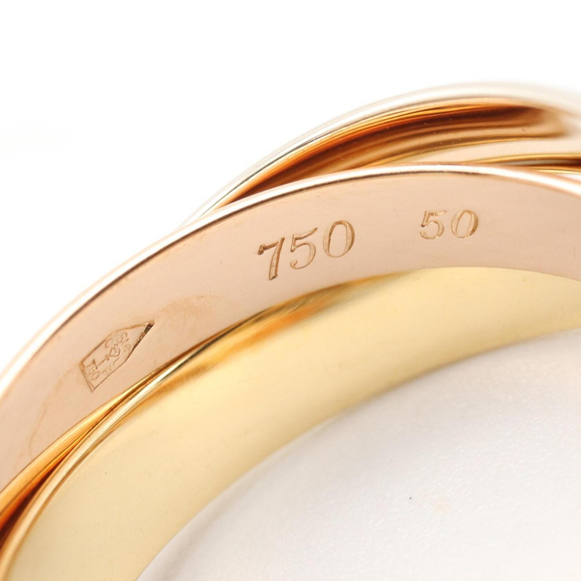 Cartier Gold Silver Yellow Gold (18K) Pink Gold (18K) White Gold (18K) Band Ring (Pre-Owned)
