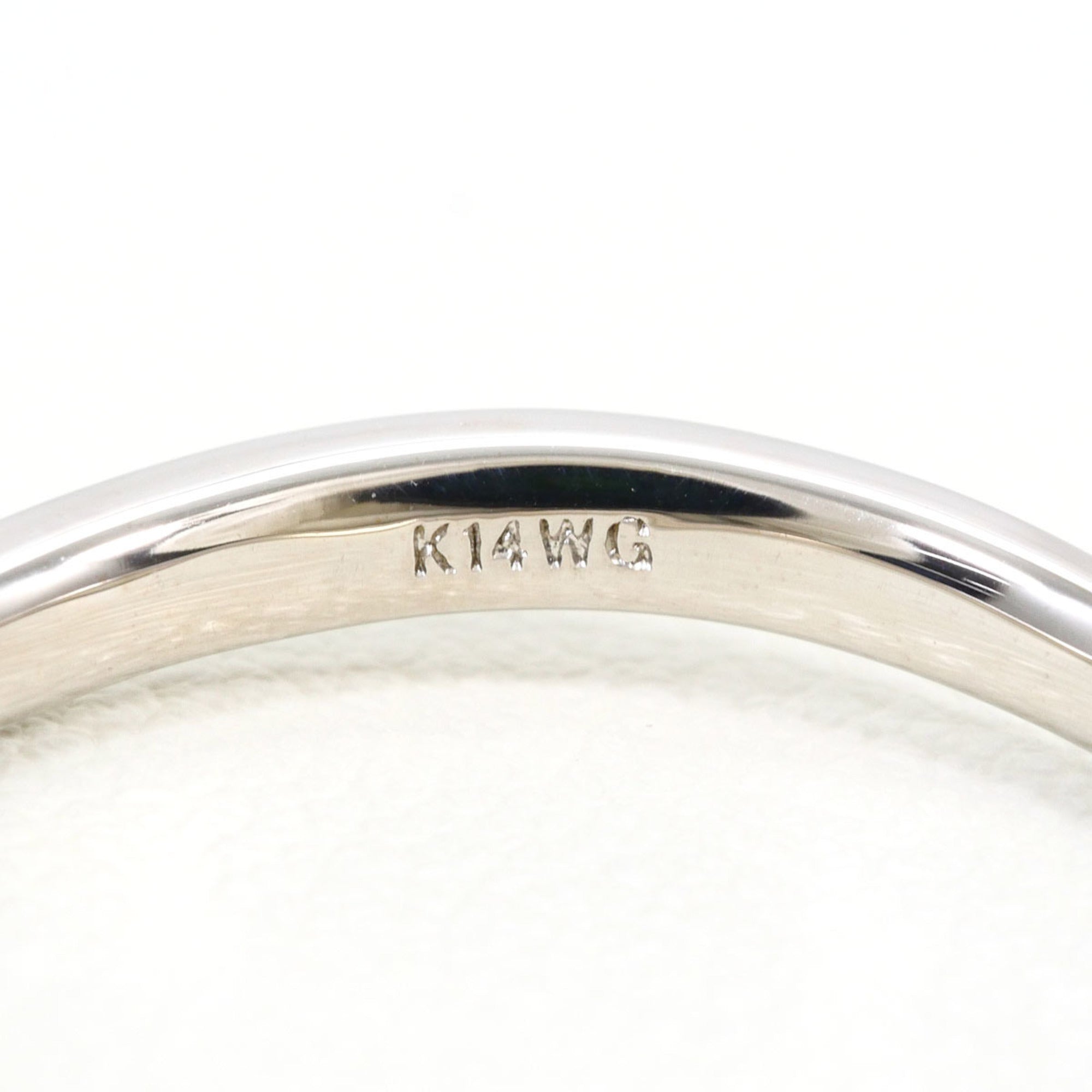 Unbranded White Gold White Gold (14K) Band Ring (Pre-Owned)