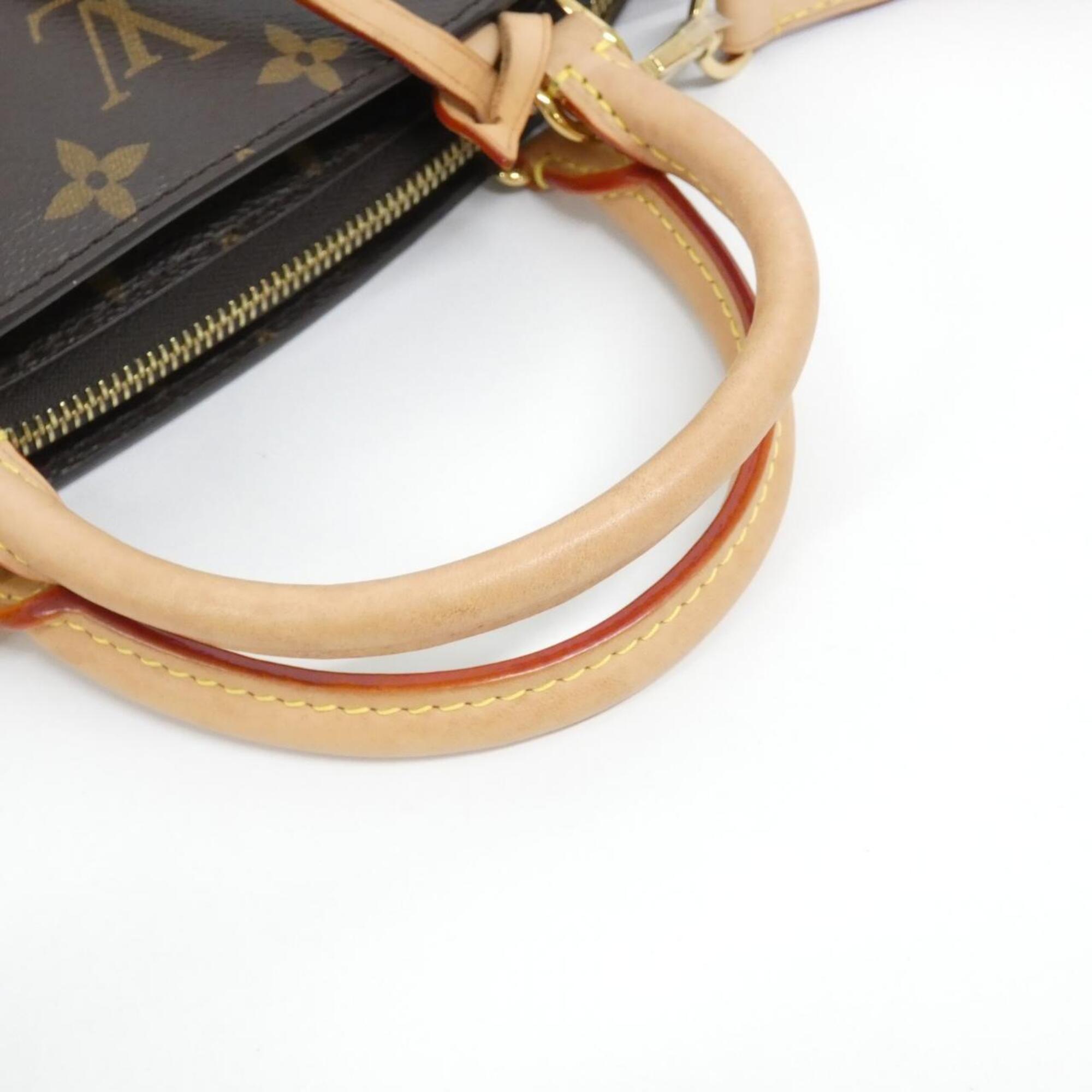 Louis Vuitton Brown Coated Canvas Handbag (Pre-Owned)