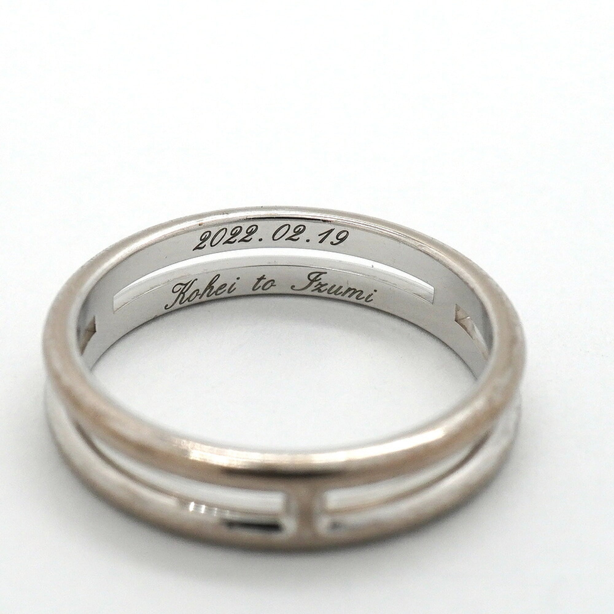 Hermes White Gold (18K) Band Ring (Pre-Owned)