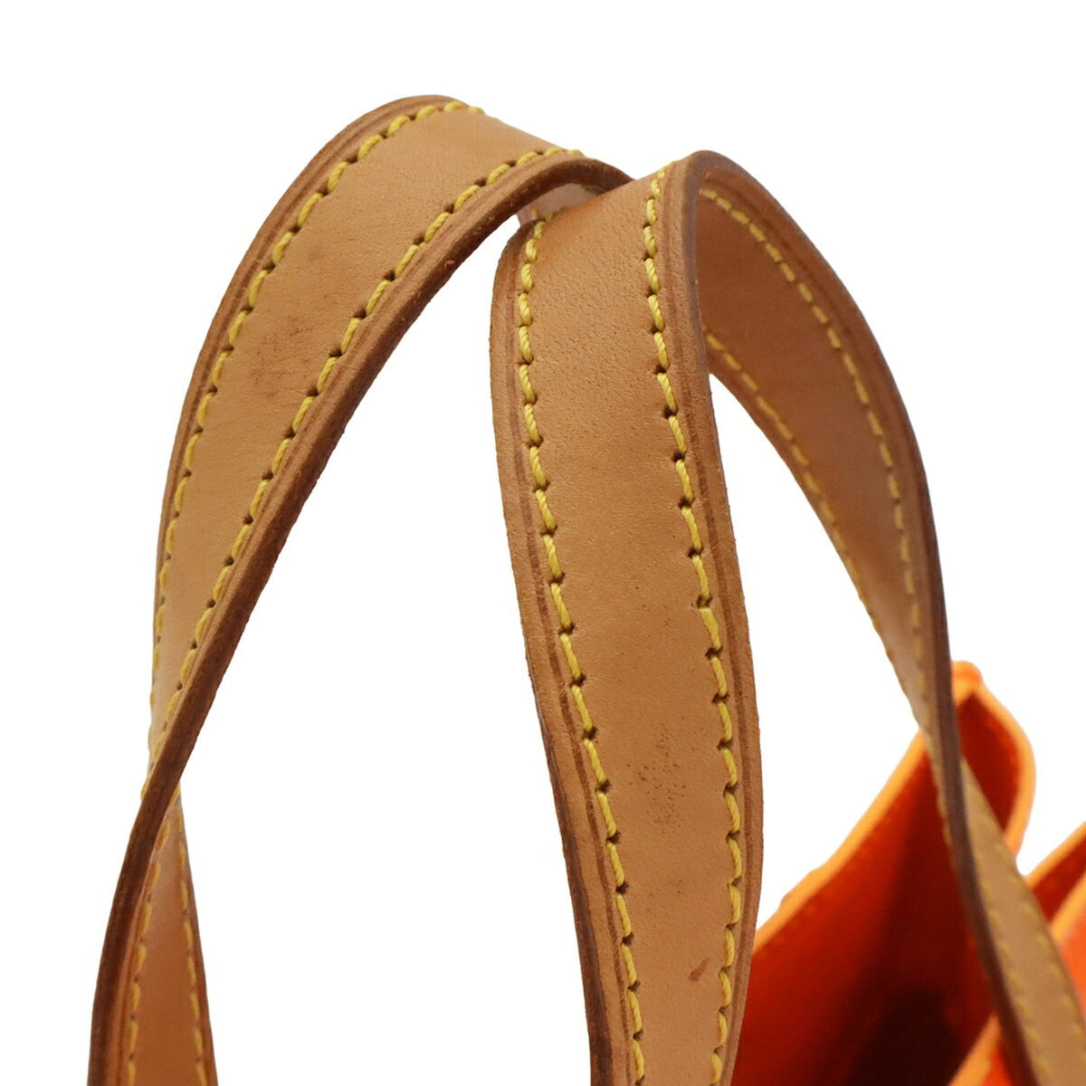 Louis Vuitton Orange Patent Leather Handbag (Pre-Owned)