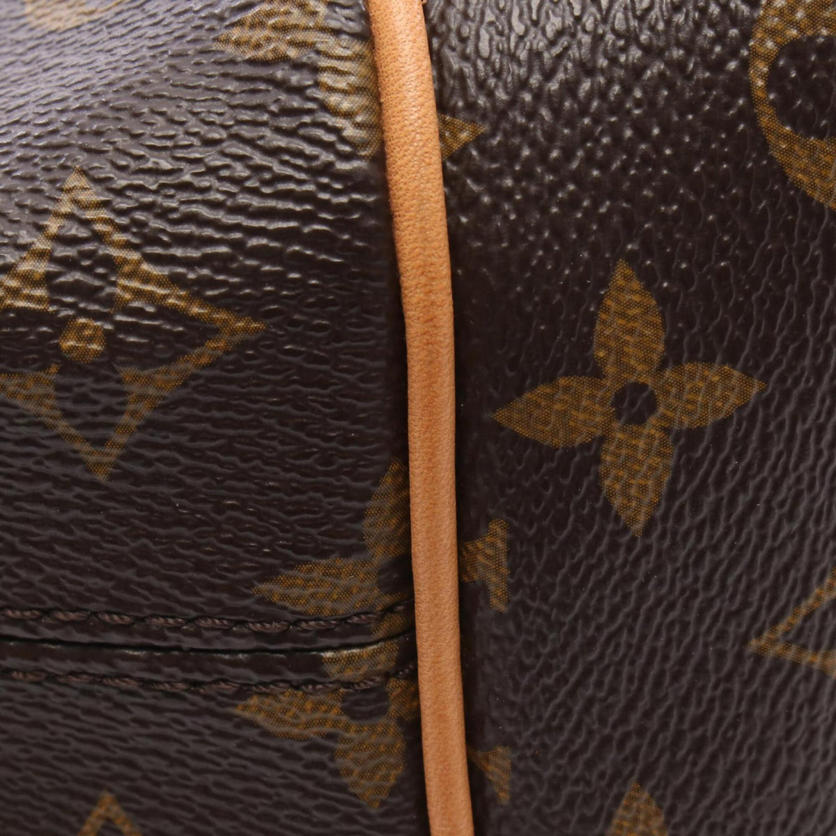 Louis Vuitton Brown Monogram Coated Canvas Handbag Tote Bag (Pre-Owned)