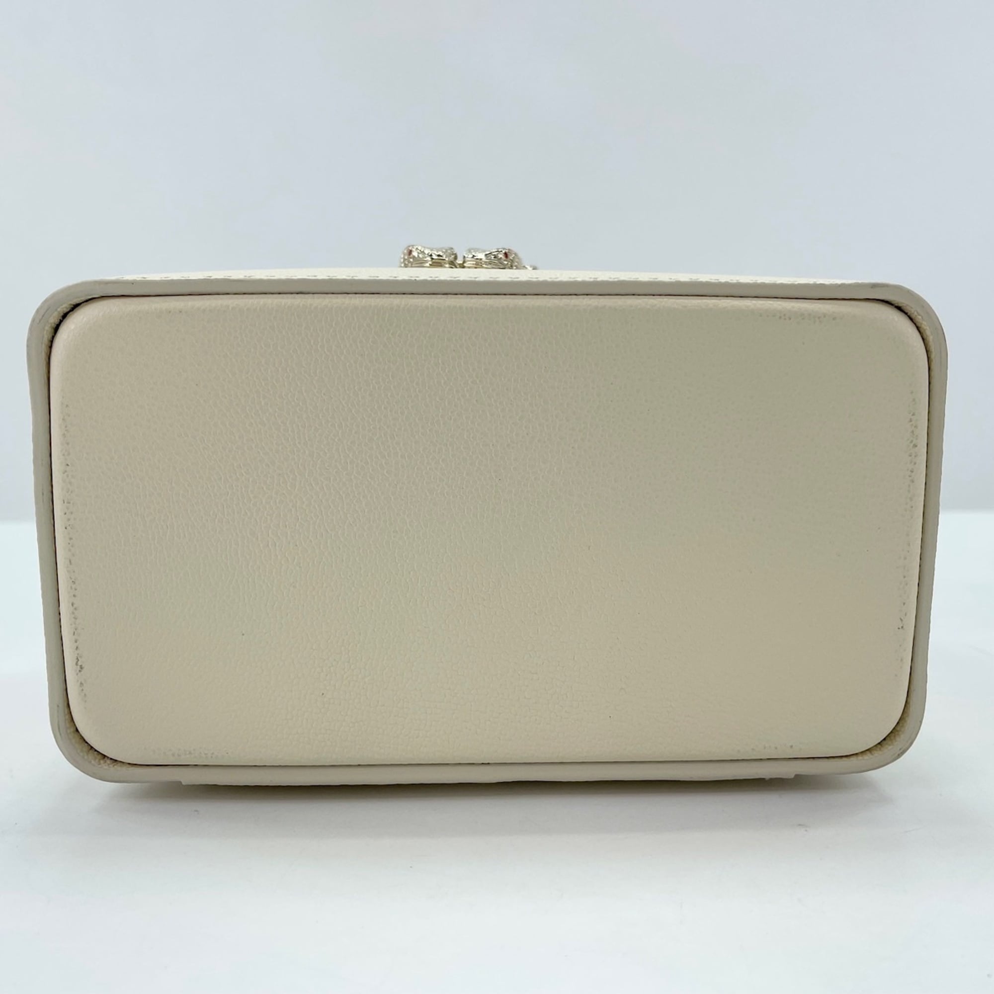 Bvlgari White Leather Handbag (Pre-Owned)