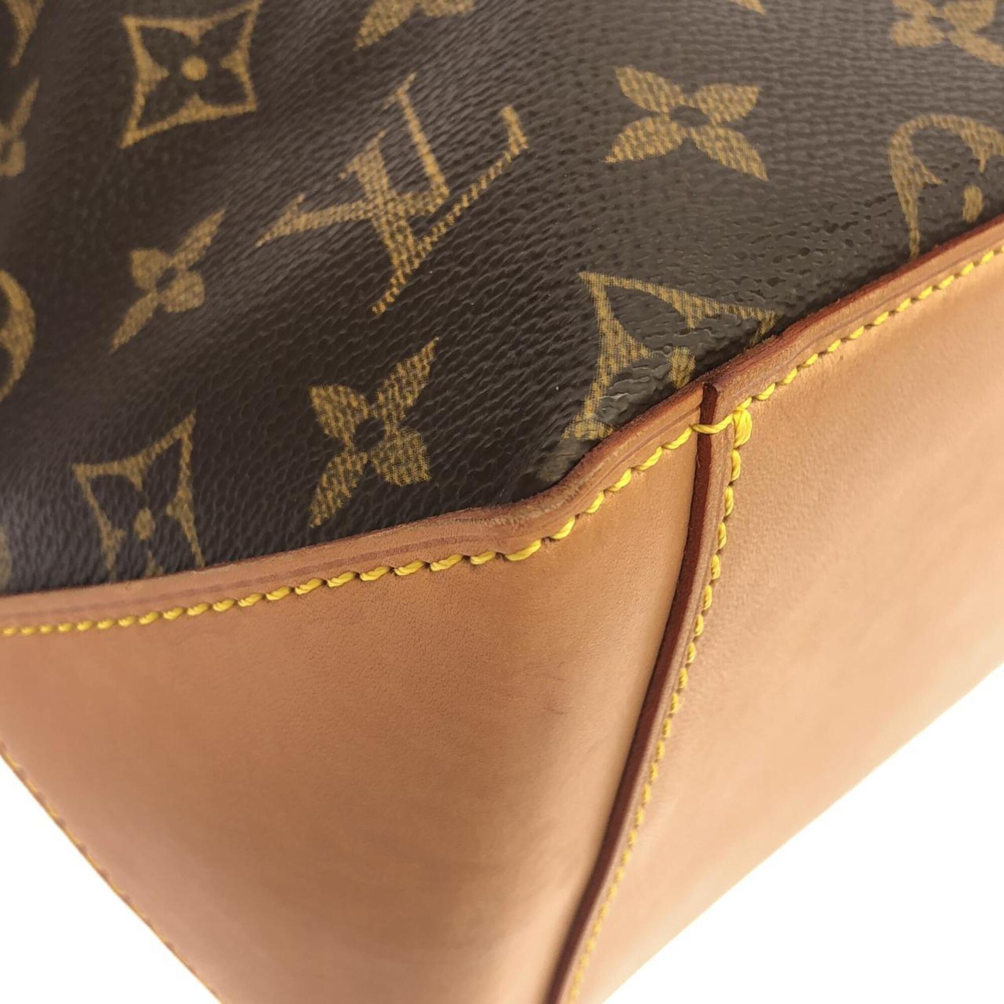 Louis Vuitton Marron Monogram Coated Canvas Handbag (Pre-Owned)