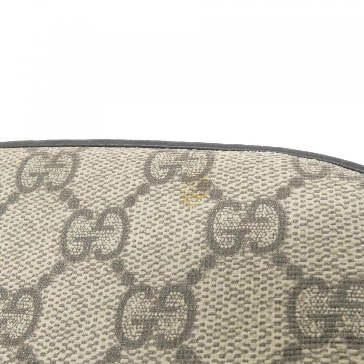 Gucci Beige Brown Gg Supreme Leather Shoulder Bag (Pre-Owned)