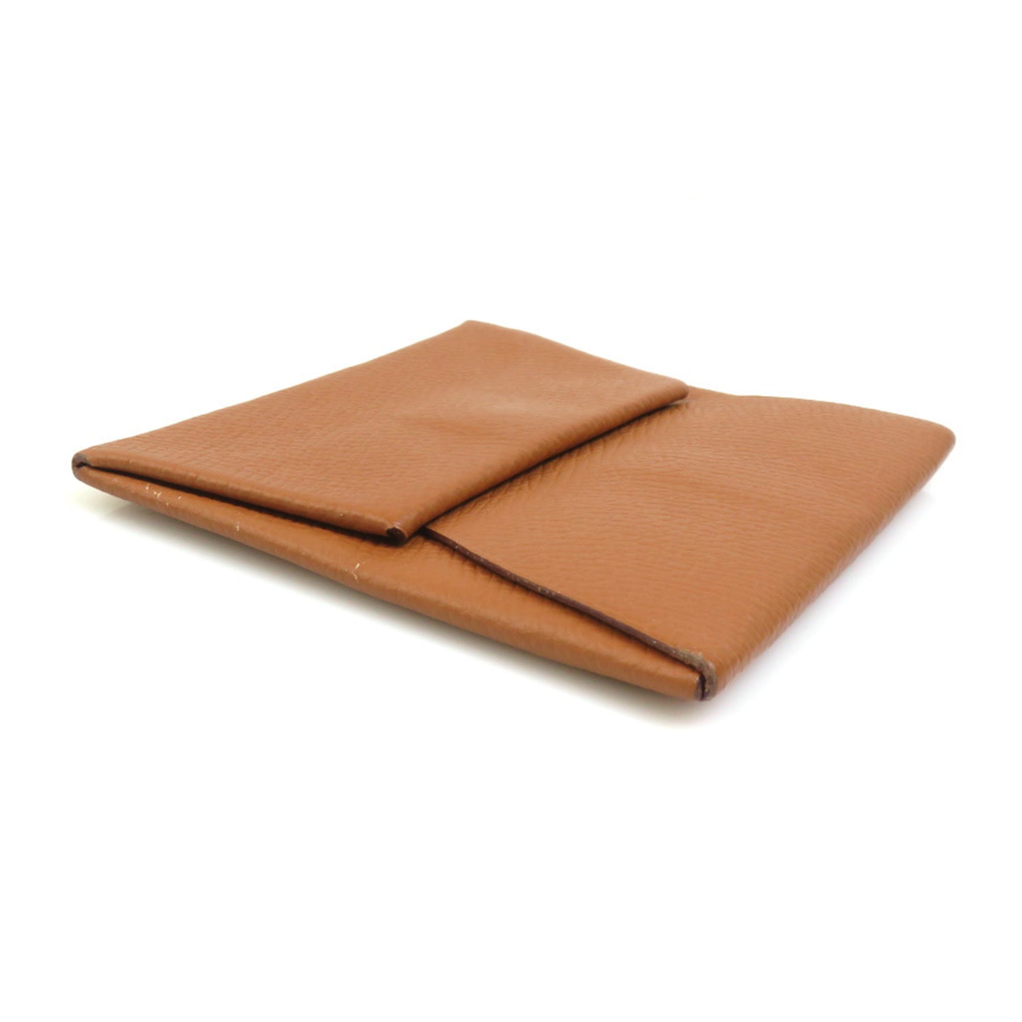 Hermes Brown Epsom Leather Coin Purse/Coin Case (Pre-Owned)