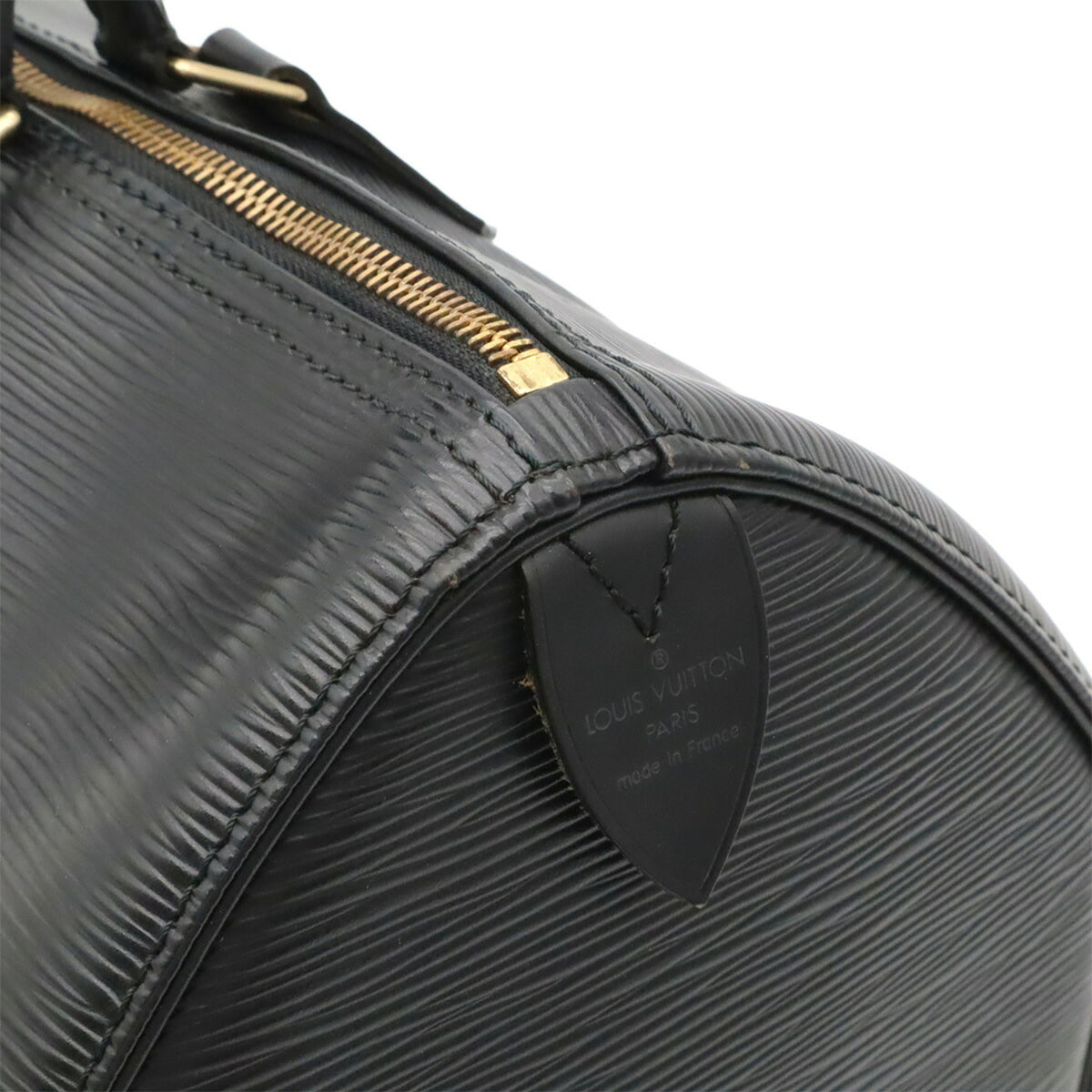 Louis Vuitton Black Noir Epi Leather Boston Bag Handbag (Pre-Owned)