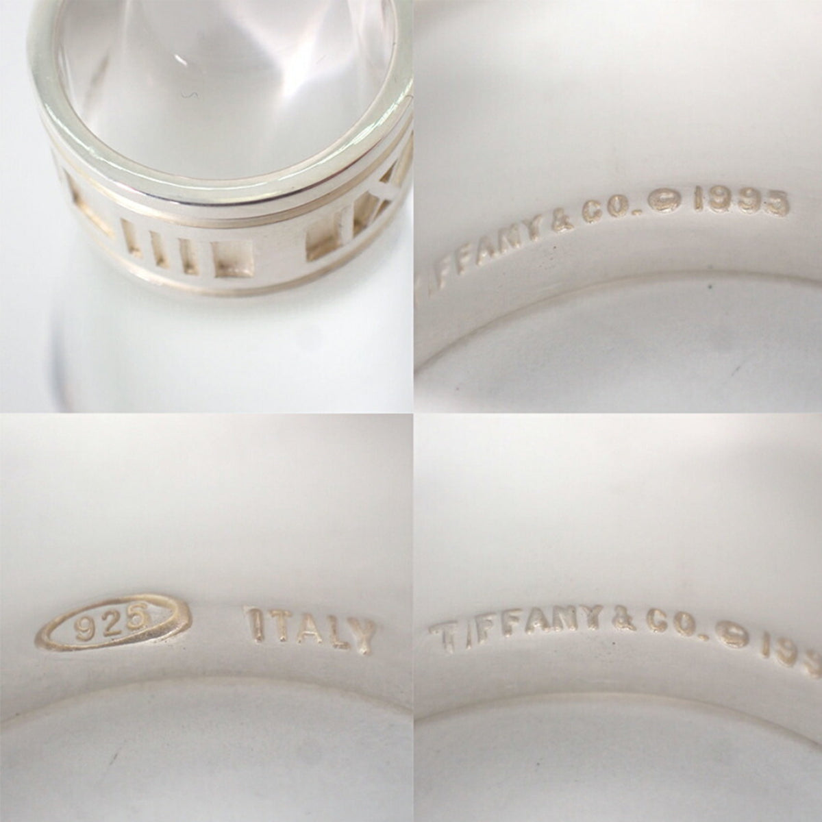 Tiffany Sterling Silver 925 Band Ring (Pre-Owned)