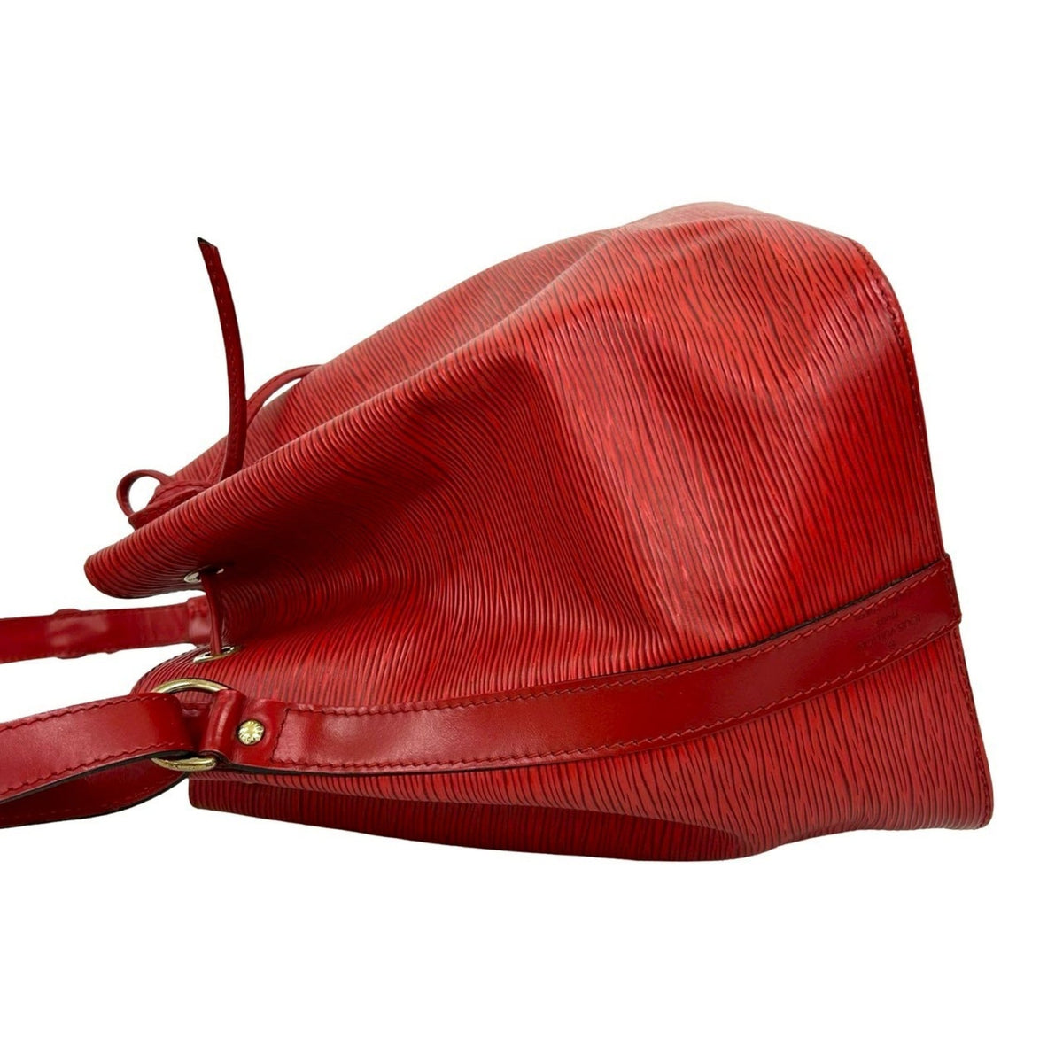 Louis Vuitton Red Color Epi Leather Shoulder Bag (Pre-Owned)