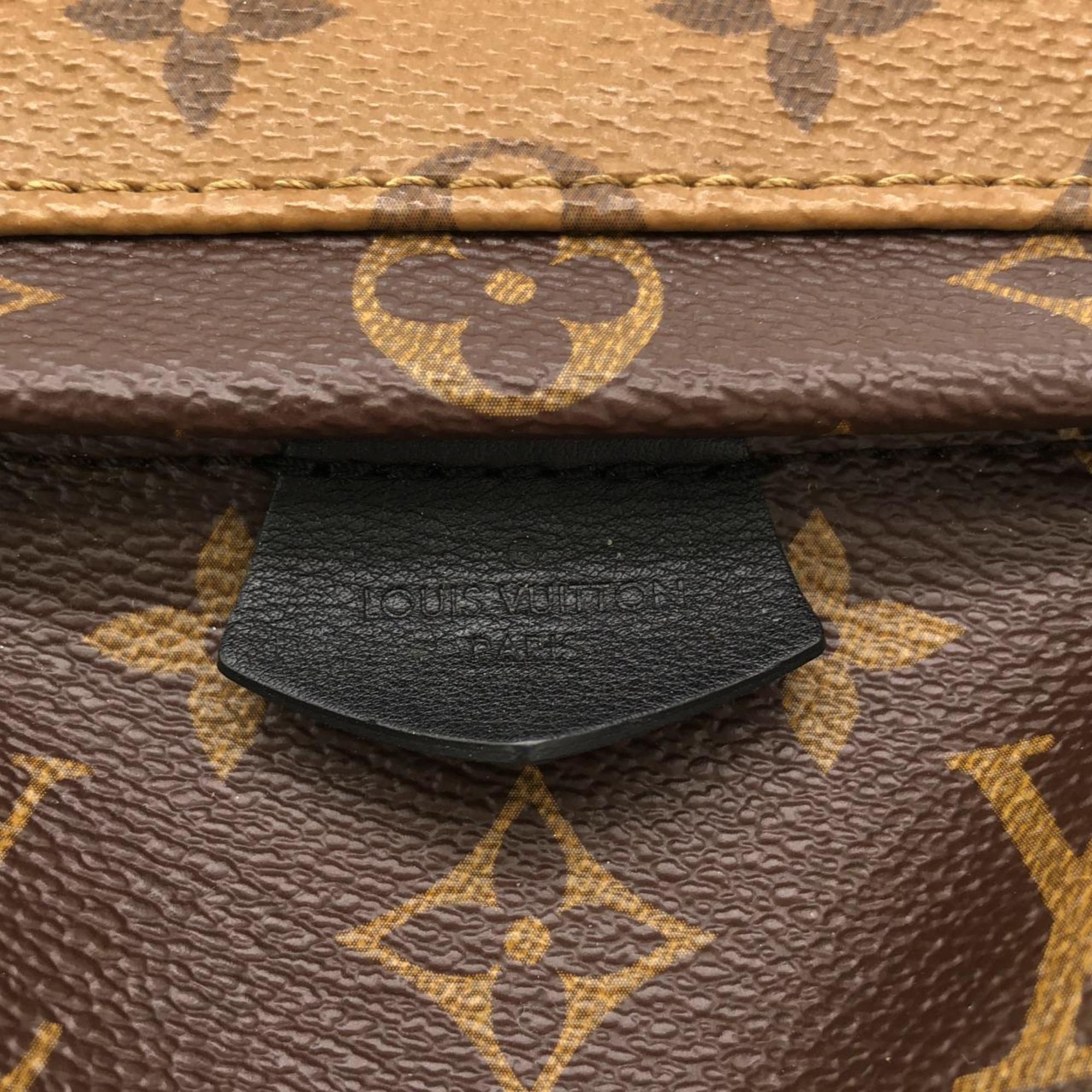 Louis Vuitton Brown Coated Canvas Backpack (Pre-Owned)
