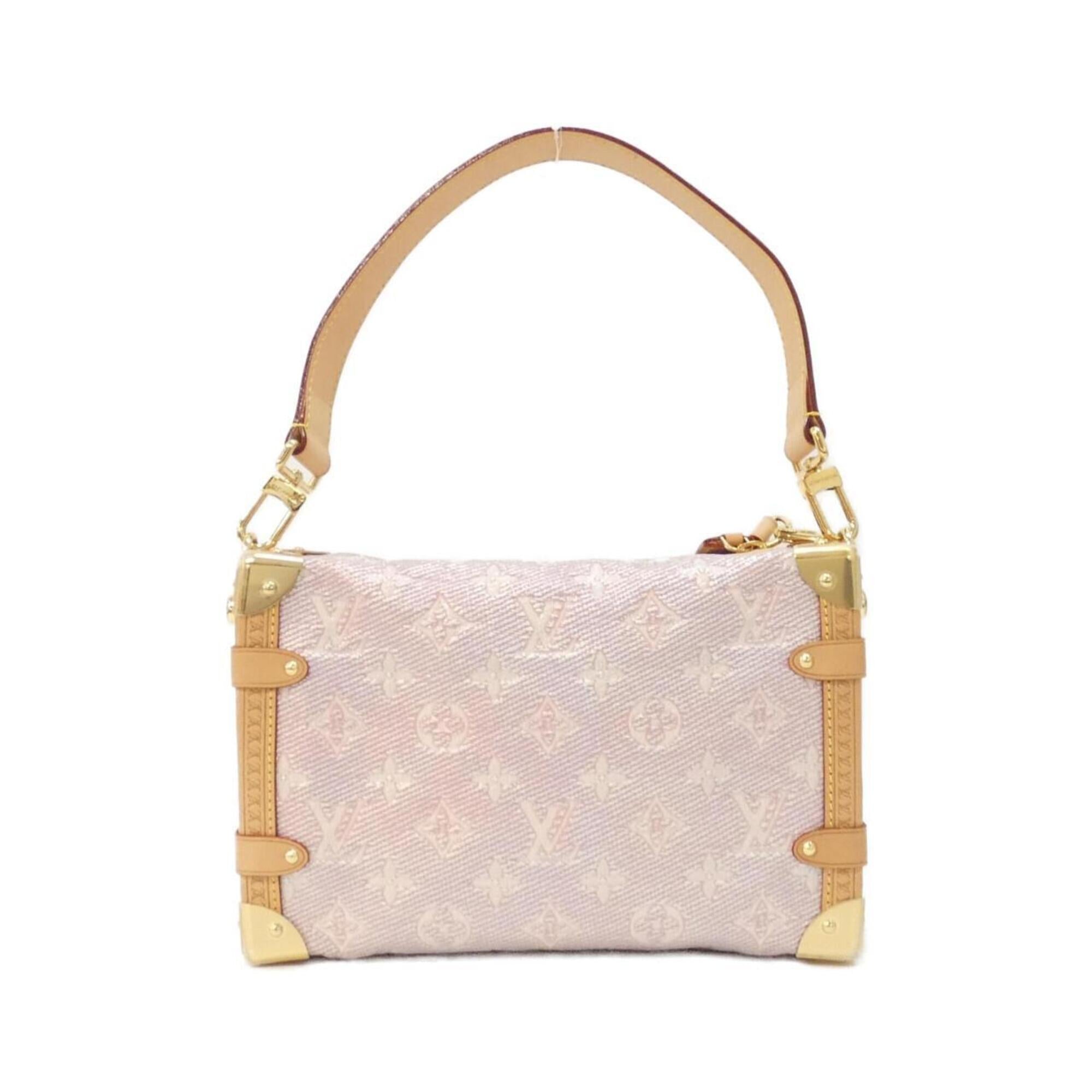 Louis Vuitton Monogram Pink Cotton Shoulder Bag (Pre-Owned)