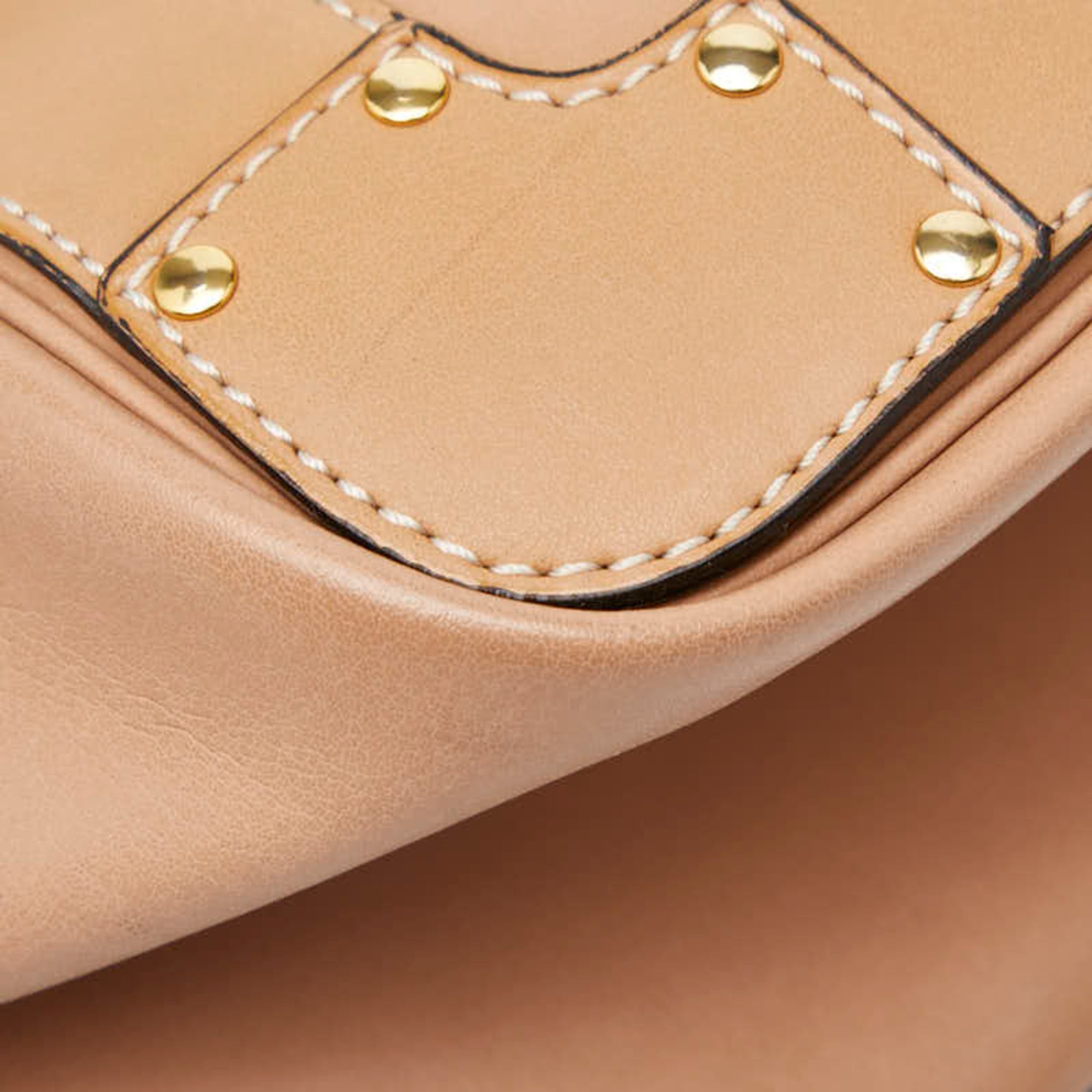 Chloé Pink Beige Leather Shoulder Bag Tote Bag (Pre-Owned)