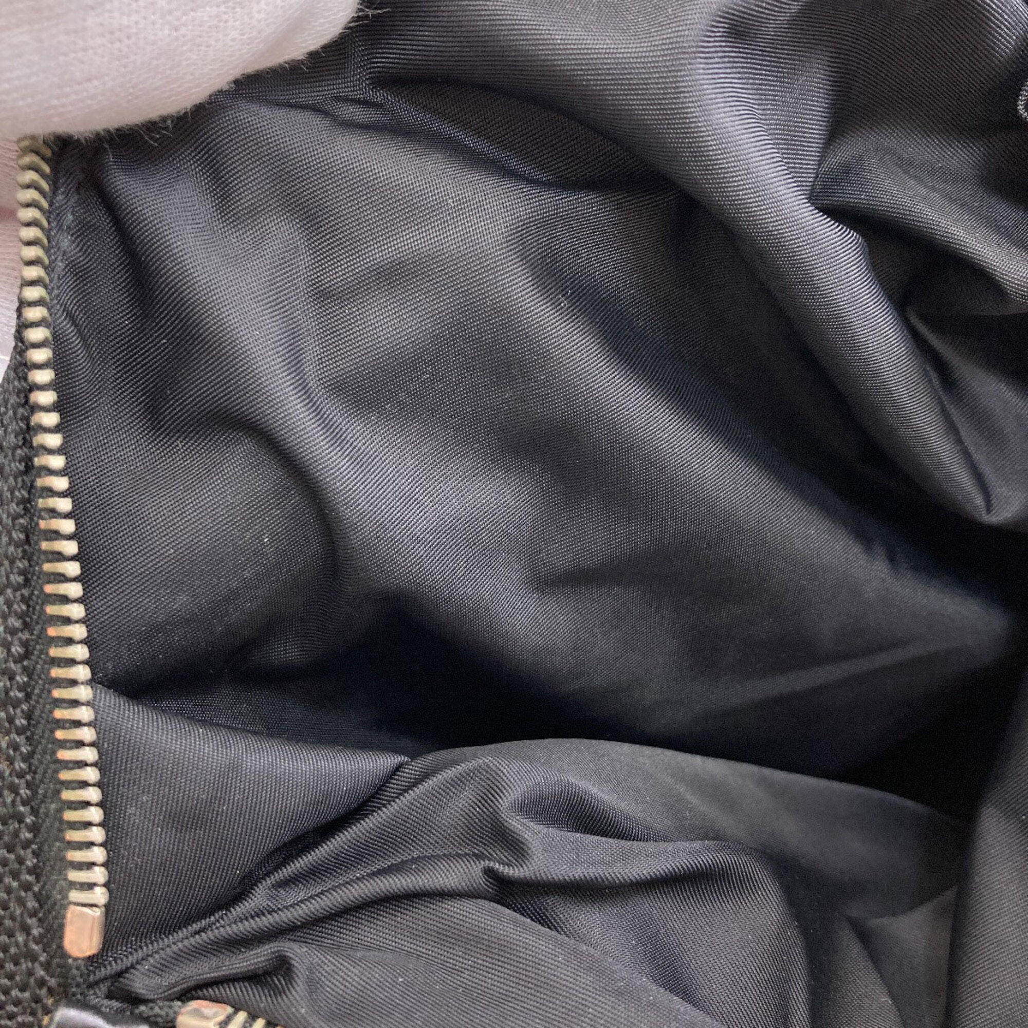 Gucci Black Canvas Backpack (Pre-Owned)