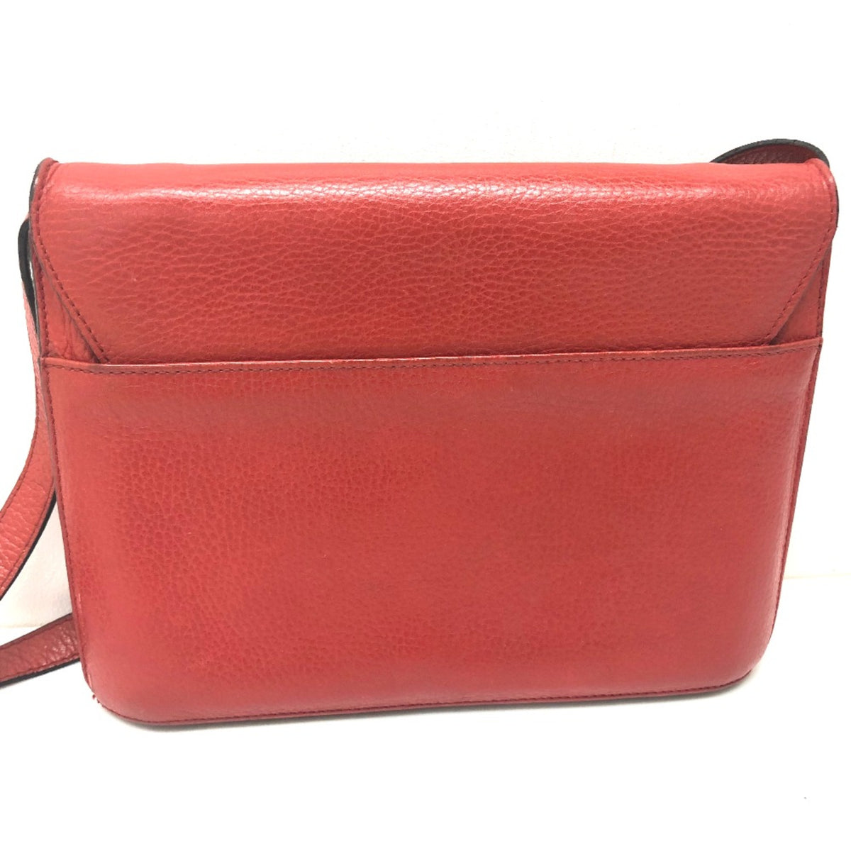 Celine Red Leather Shoulder Bag (Pre-Owned)