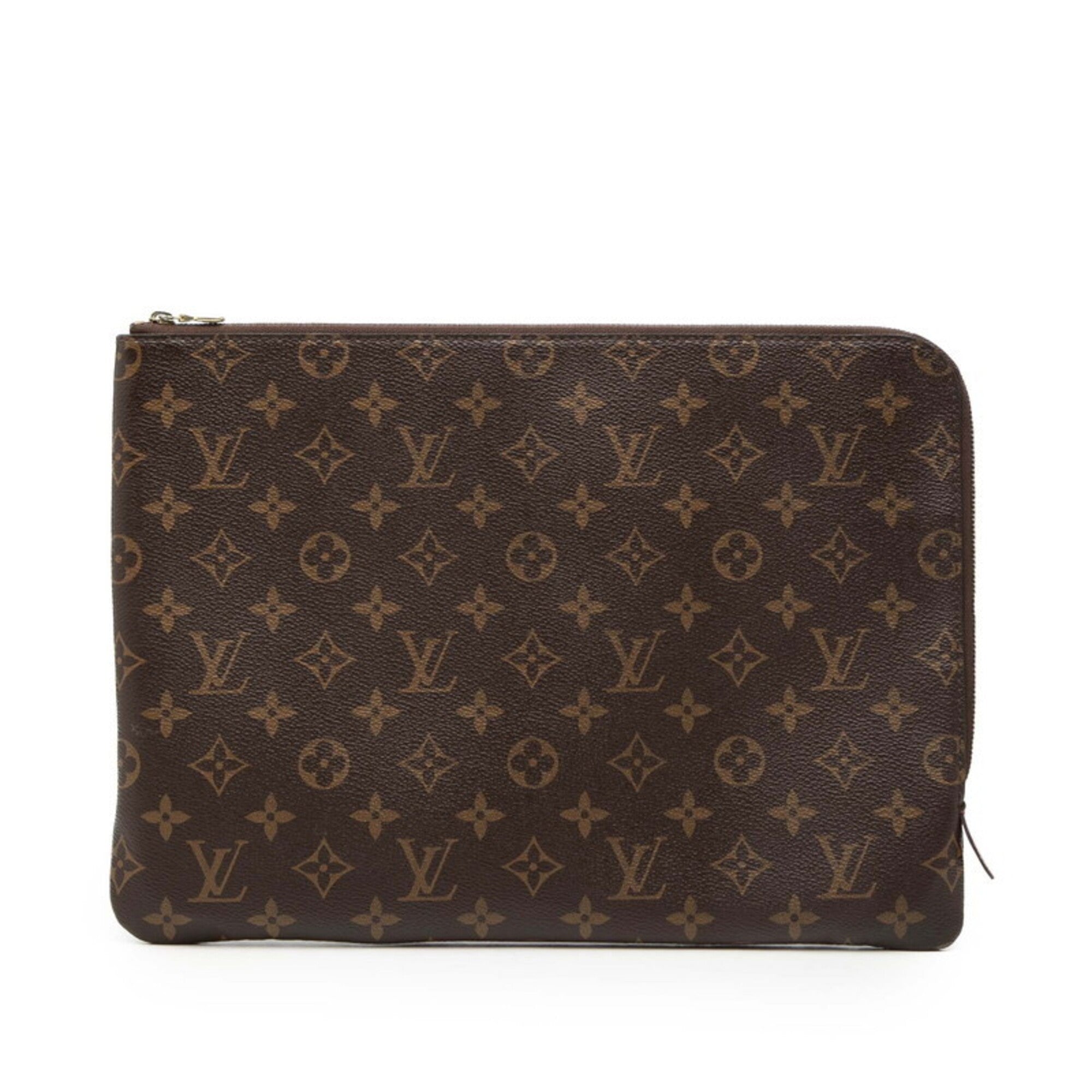 Louis Vuitton Brown Fuchsia Pvc Clutch Bag (Pre-Owned)