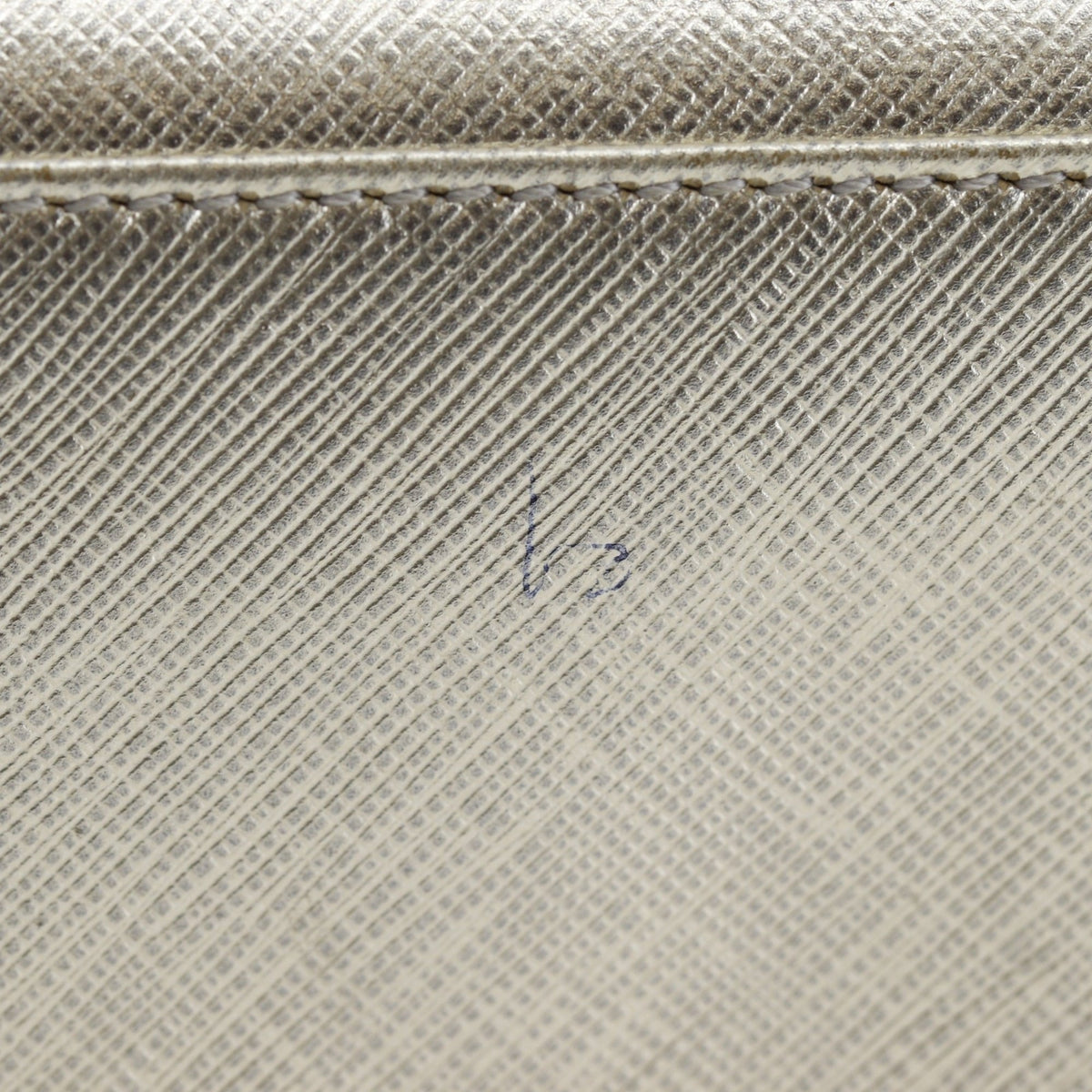 Salvatore Ferragamo Vara Silver Leather Long Wallet (Bi-Fold) (Pre-Owned)