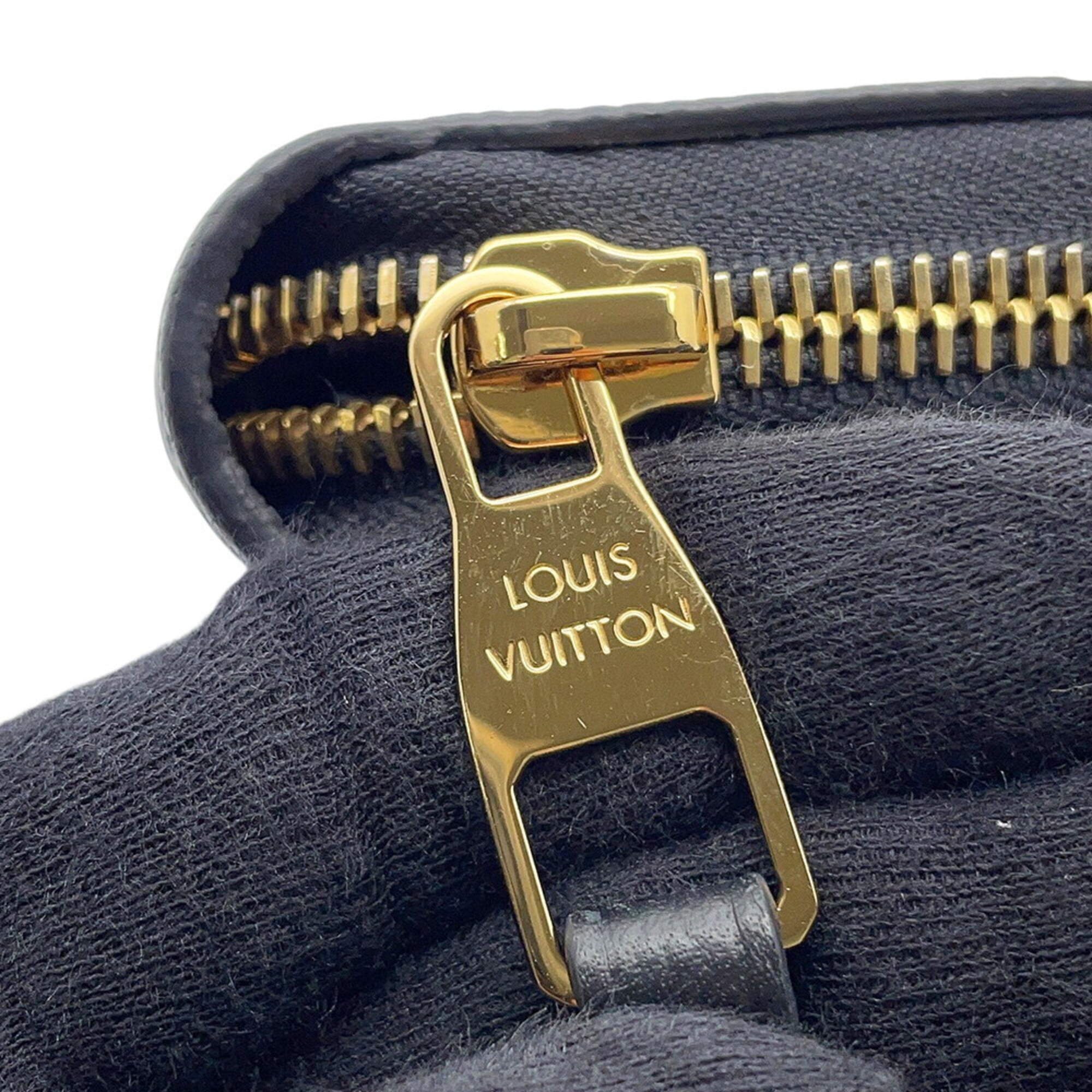 Louis Vuitton Monogram Empreinte Black Noir Monogram Empreinte Long Wallet (Bi-Fold) (Pre-Owned)
