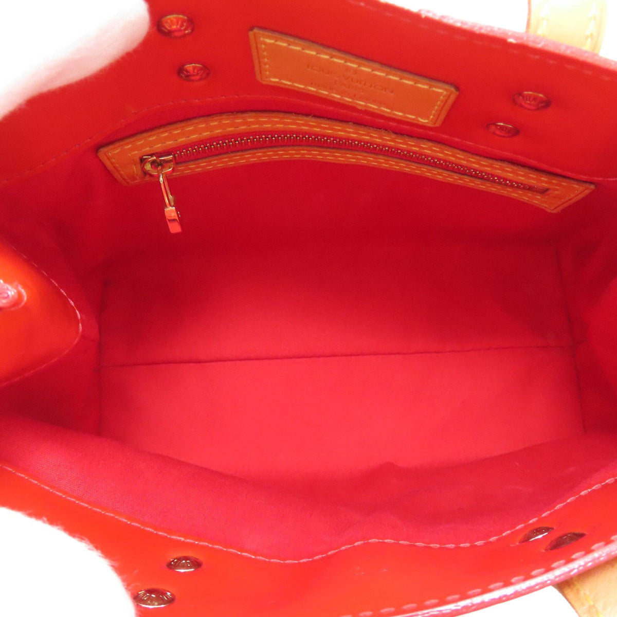 Louis Vuitton Vernis Red Color Vernis Handbag (Pre-Owned)