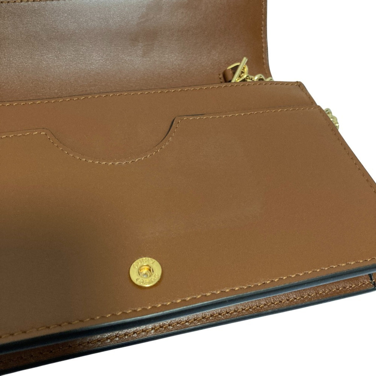 Gucci Brown Leather Shoulder Bag (Pre-Owned)