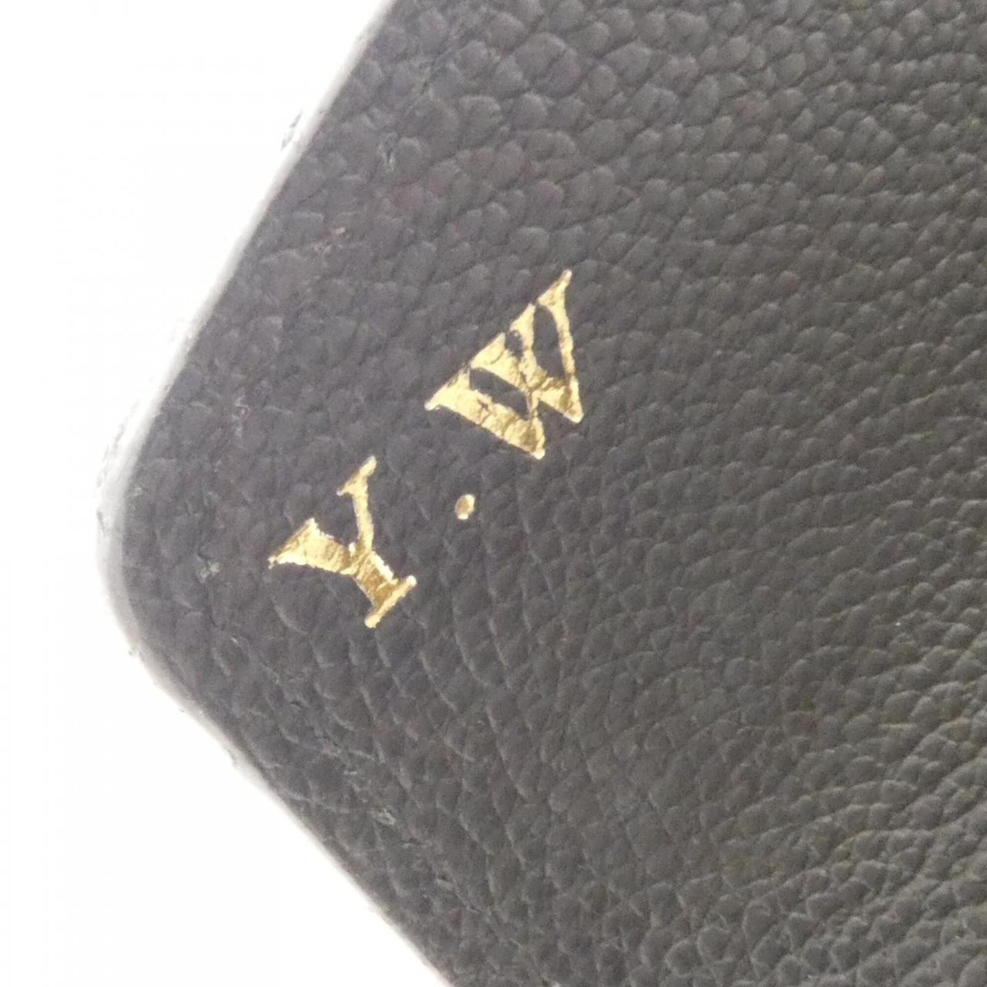 Louis Vuitton Monogram Empreinte Black Leather Long Wallet (Bi-Fold) (Pre-Owned)