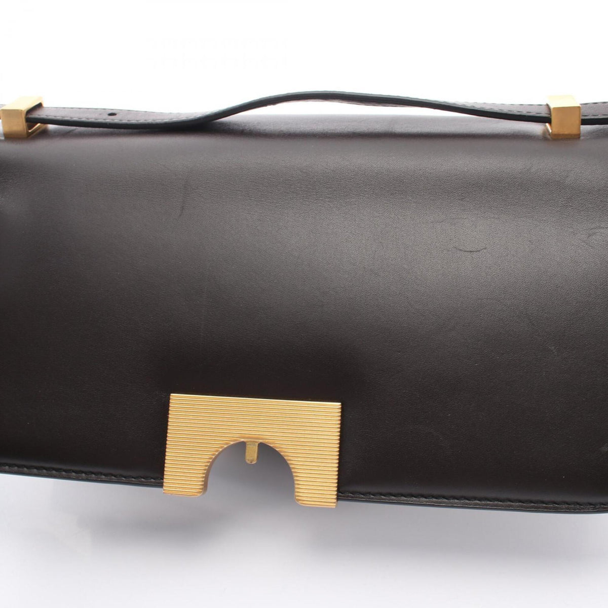 Bottega Veneta Brown Leather Handbag Shoulder Bag (Pre-Owned)