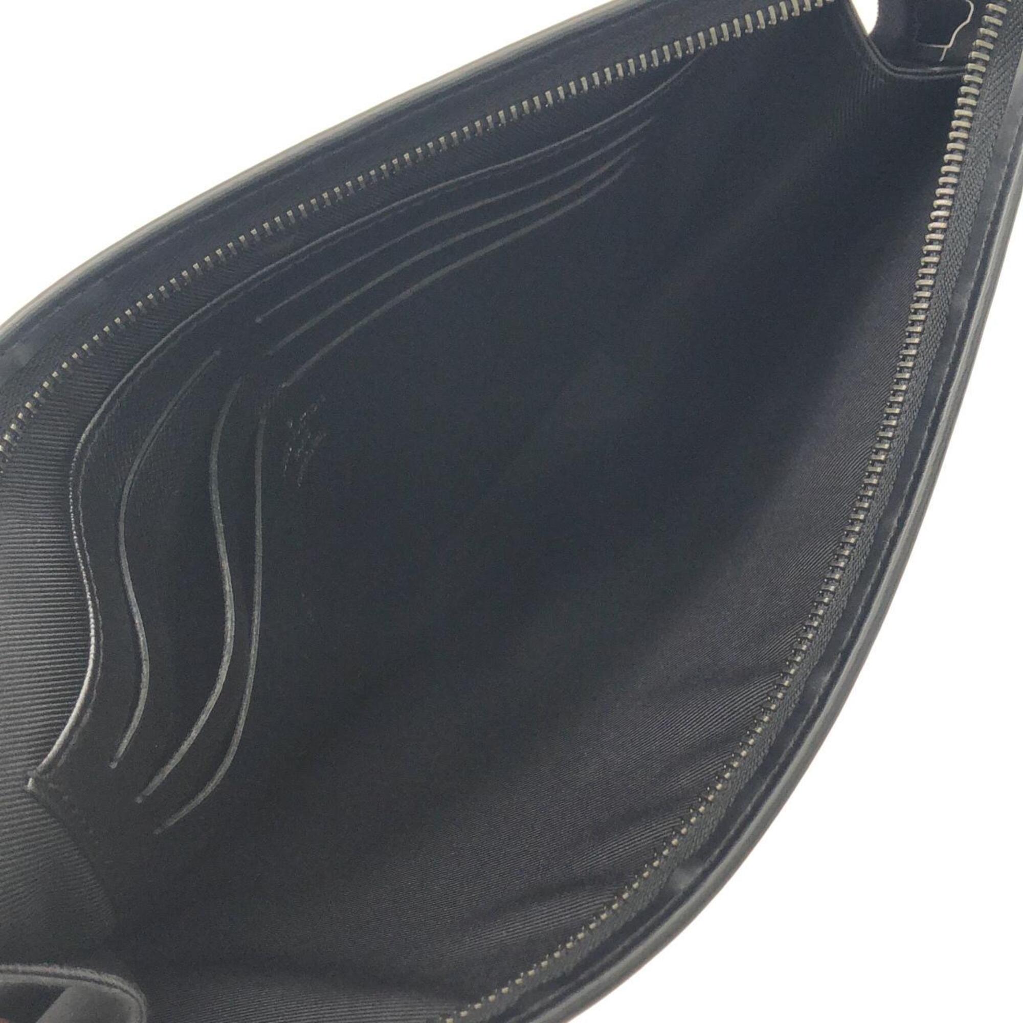 Louis Vuitton Monogram Eclipse Black Coated Canvas Handbag Pochette (Pre-Owned)