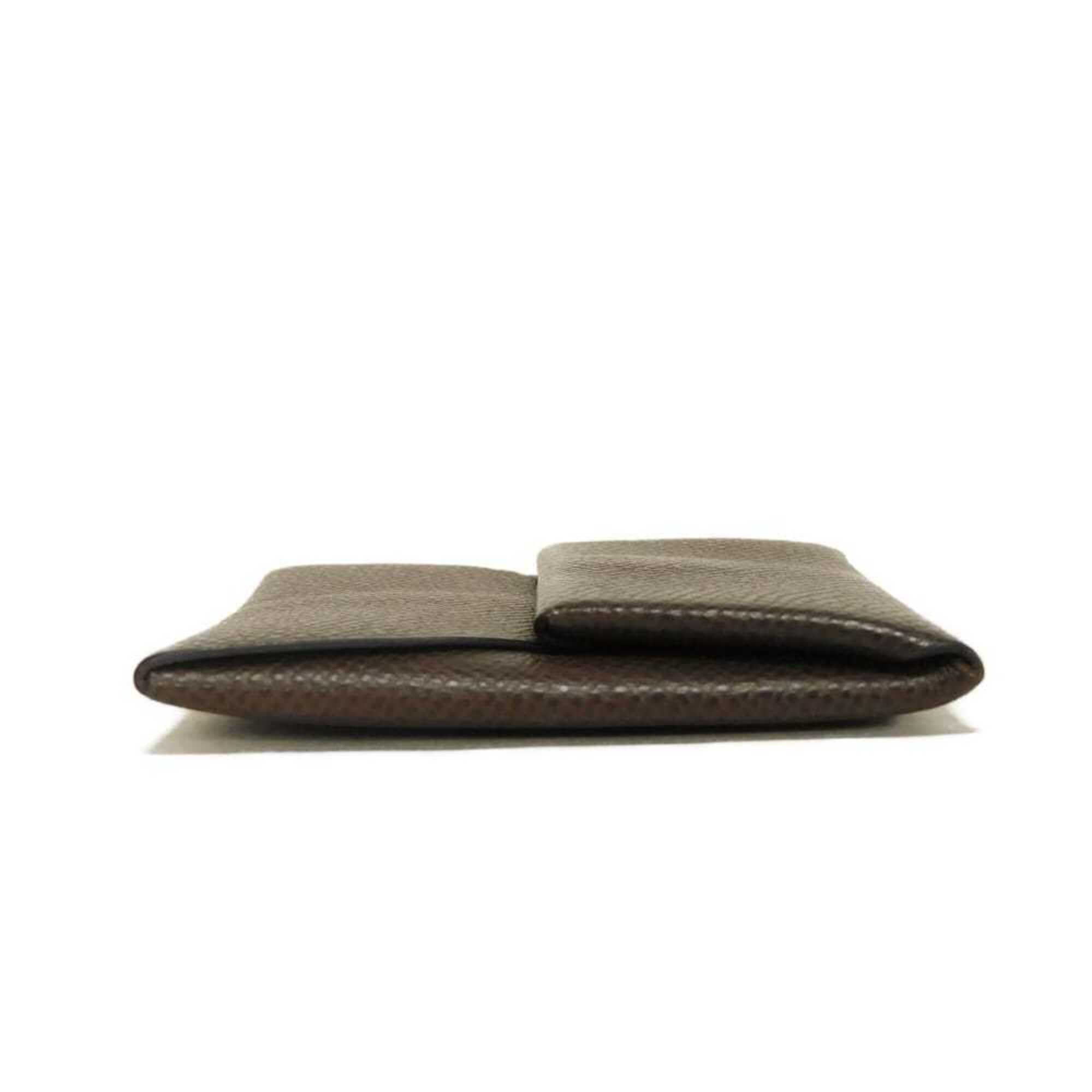 Hermes Brown Chocolat Dark Brown Epsom Leather Coin Purse/Coin Case (Pre-Owned)