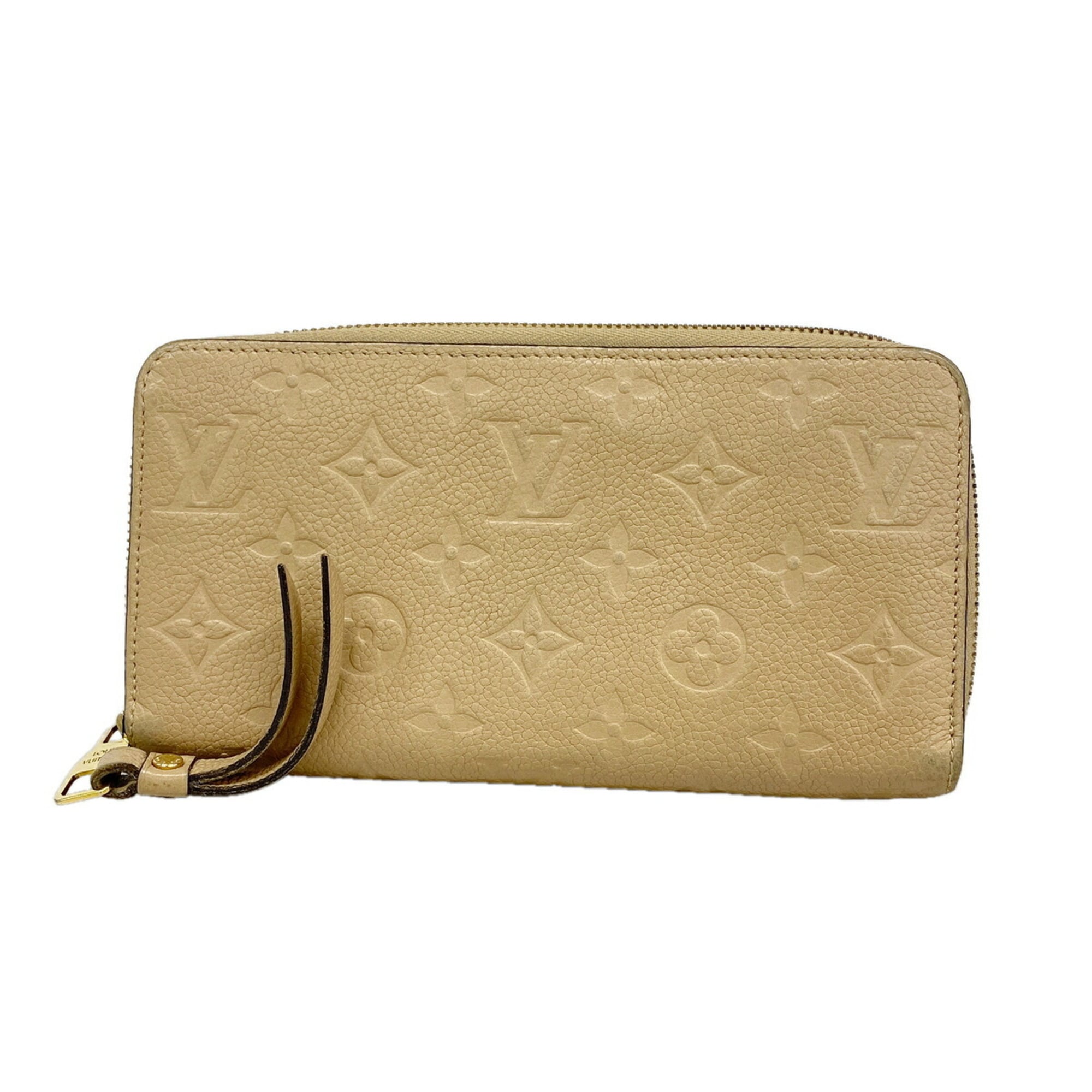 Louis Vuitton Beige Long Wallet (Bi-Fold) (Pre-Owned)
