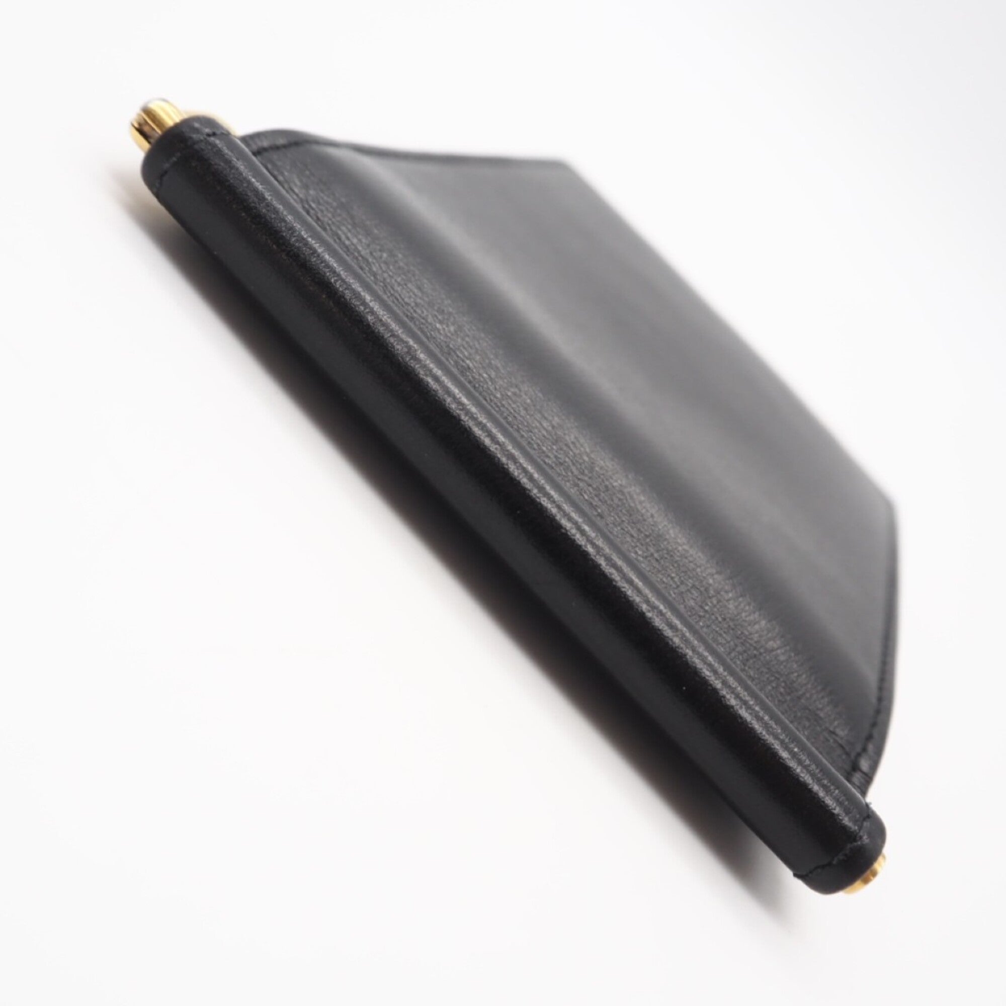 Saint Laurent Black Leather Money Clip (Pre-Owned)