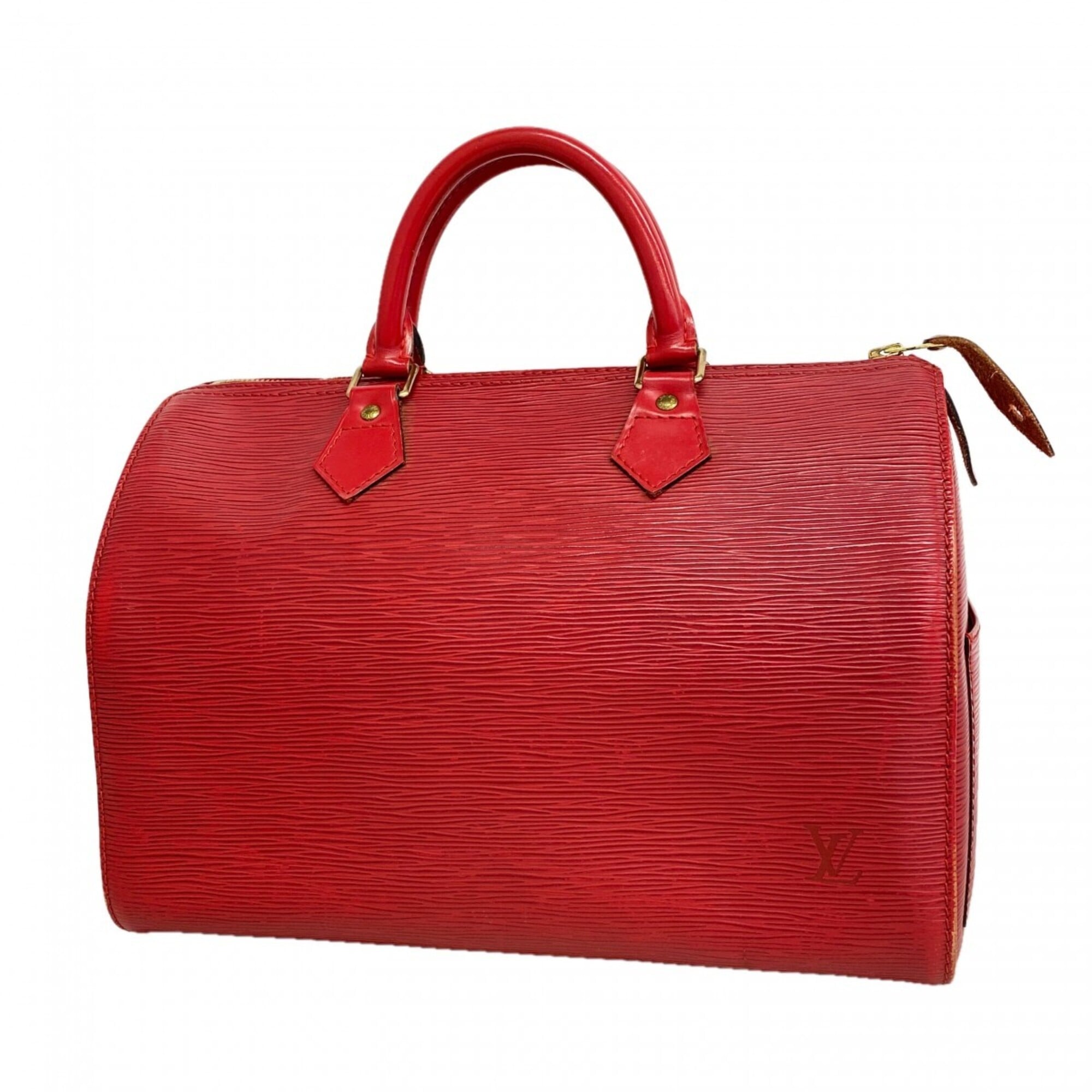 Louis Vuitton Castilian Red Handbag (Pre-Owned)