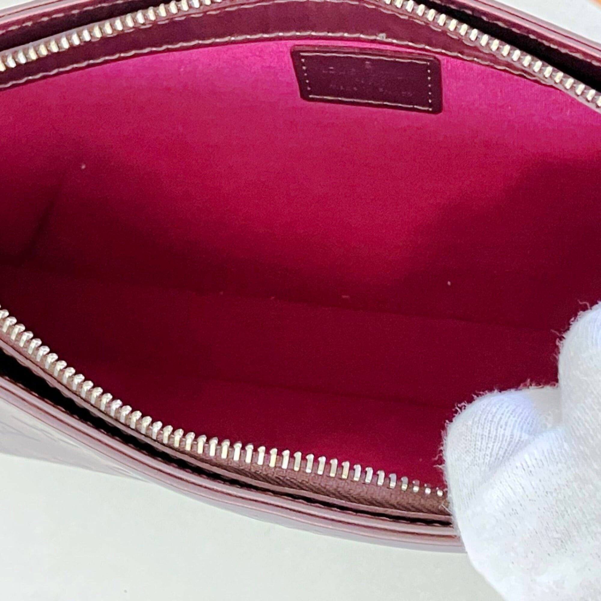 Louis Vuitton Monogram Mat Violet Leather Handbag (Pre-Owned)