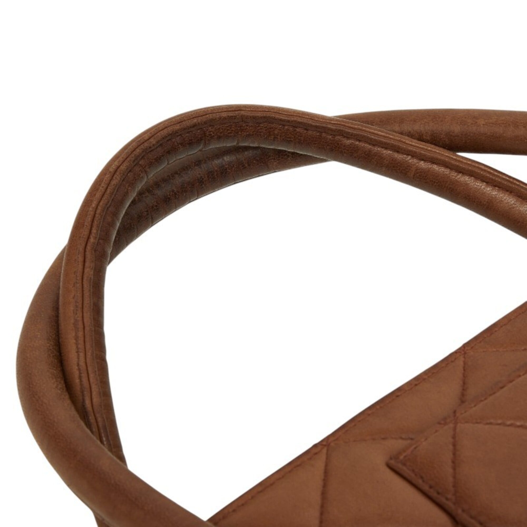 Chanel Matelasse Brown Leather Handbag (Pre-Owned)
