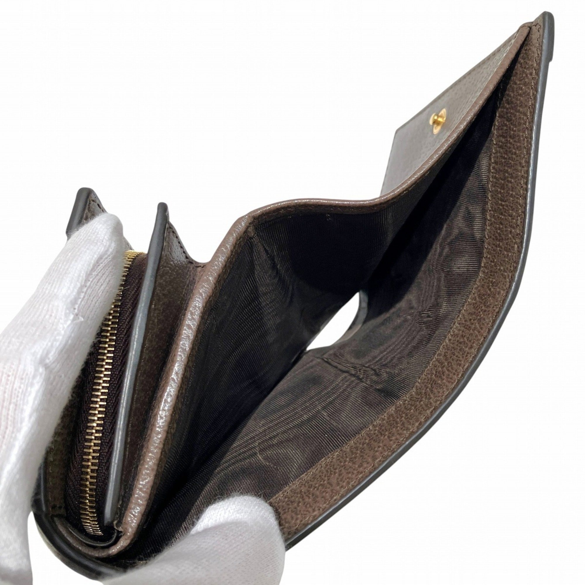 Gucci Brown Pvc Leather Wallet (Bi-Fold) (Pre-Owned)