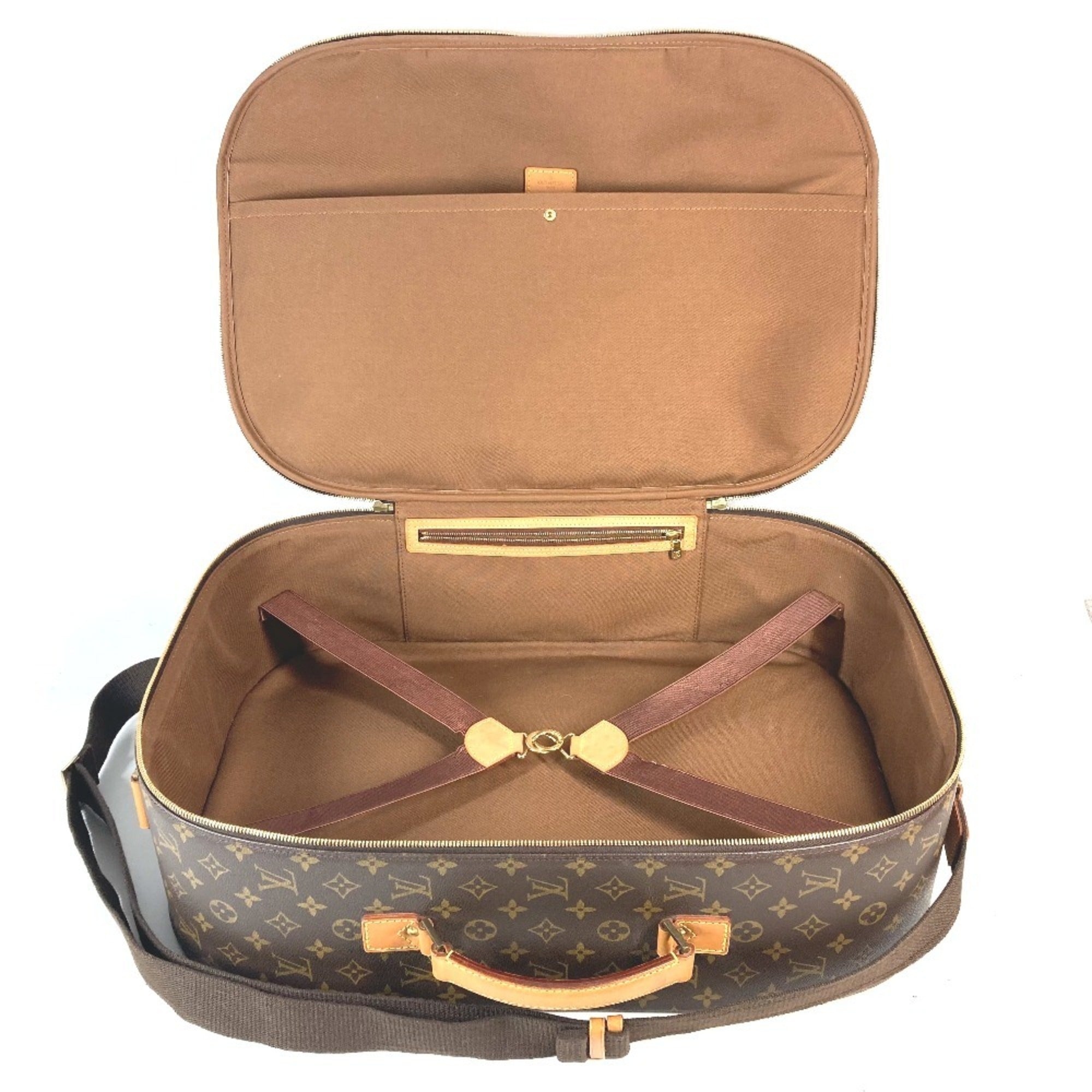 Louis Vuitton Brown Monogram Boston Bag Shoulder Bag (Pre-Owned)